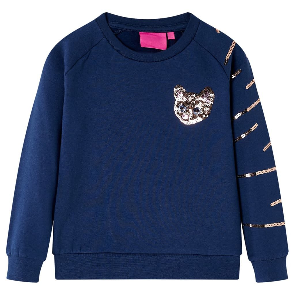 Sweatshirt Kinder-Sweatshirt Marineblau 140