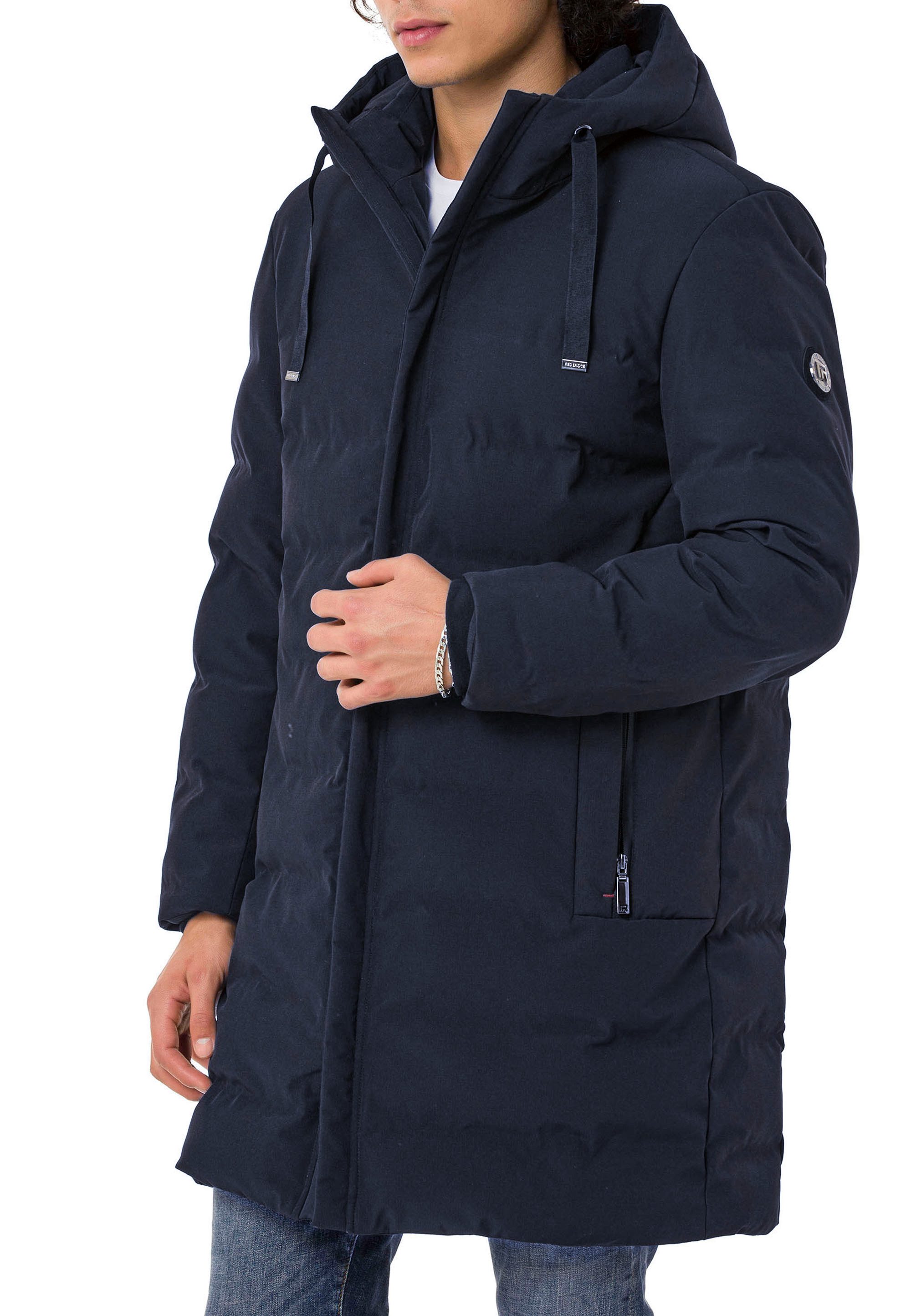 RedBridge Steppmantel mit Kapuze und Reißverschluss Wärmende Winterjacke Wattierte Füllung für zuverlässige Wärme