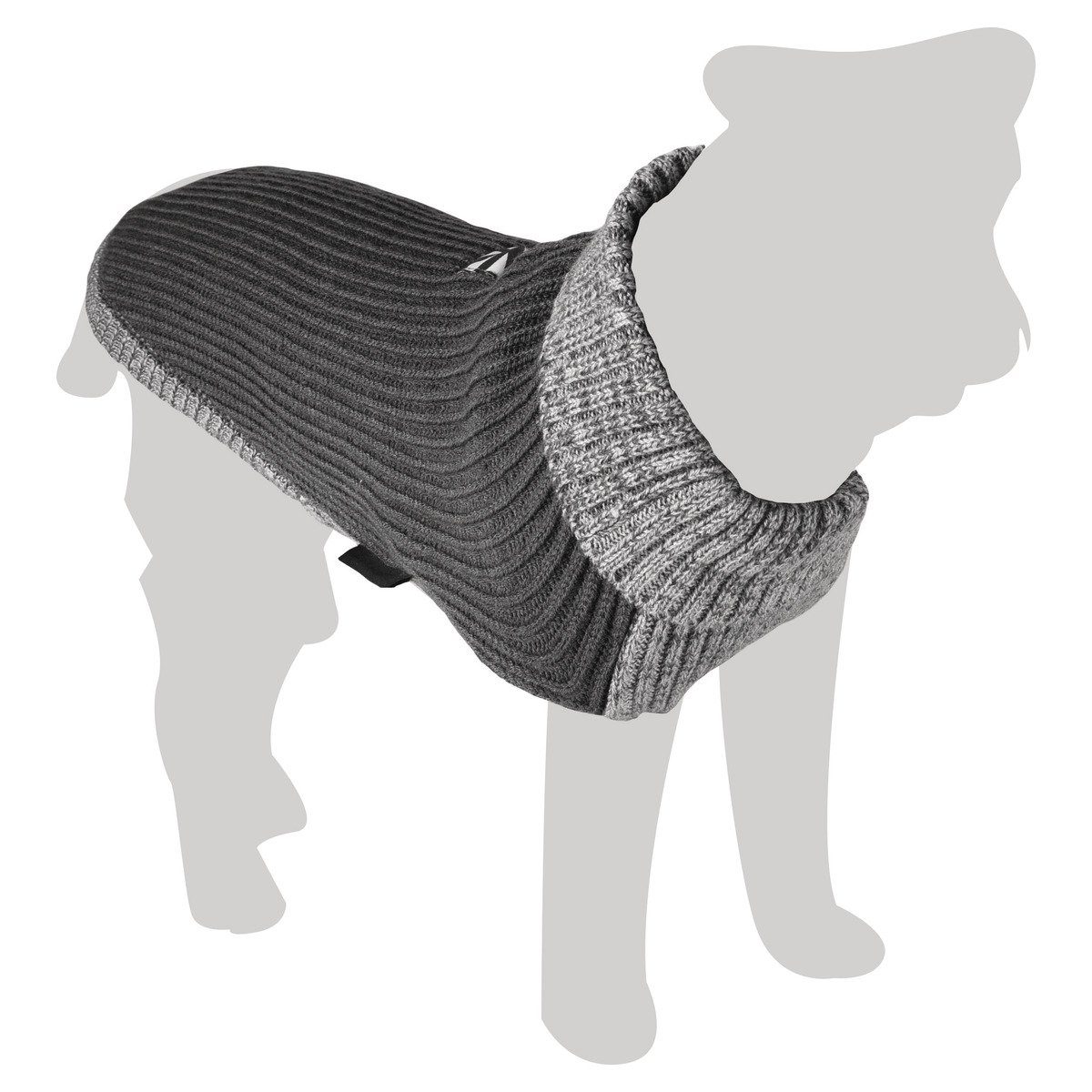 Flamingo Hundepullover Pullover Skylar grau