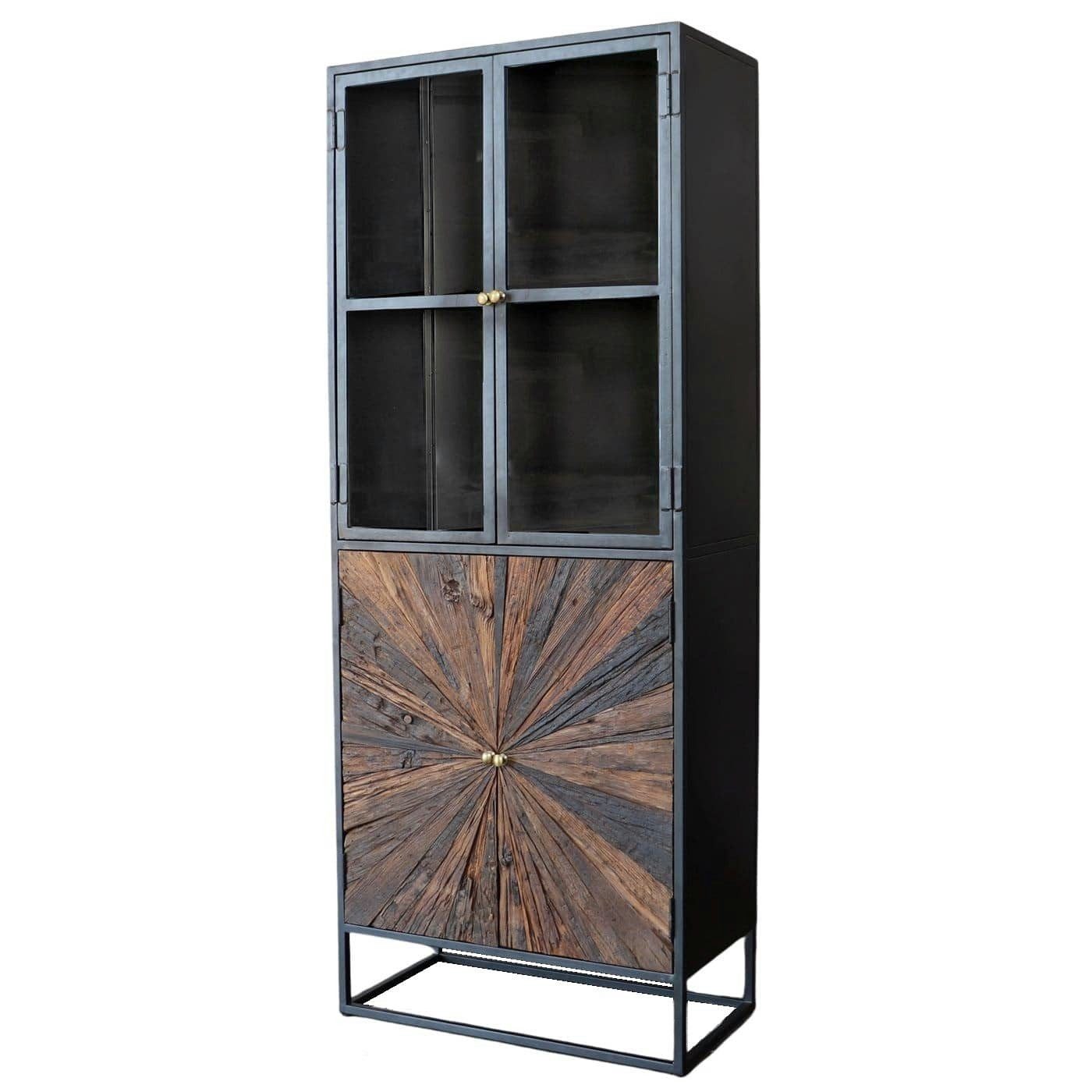baario Vitrine Vitrine MERID Altholz Metall günstig online kaufen