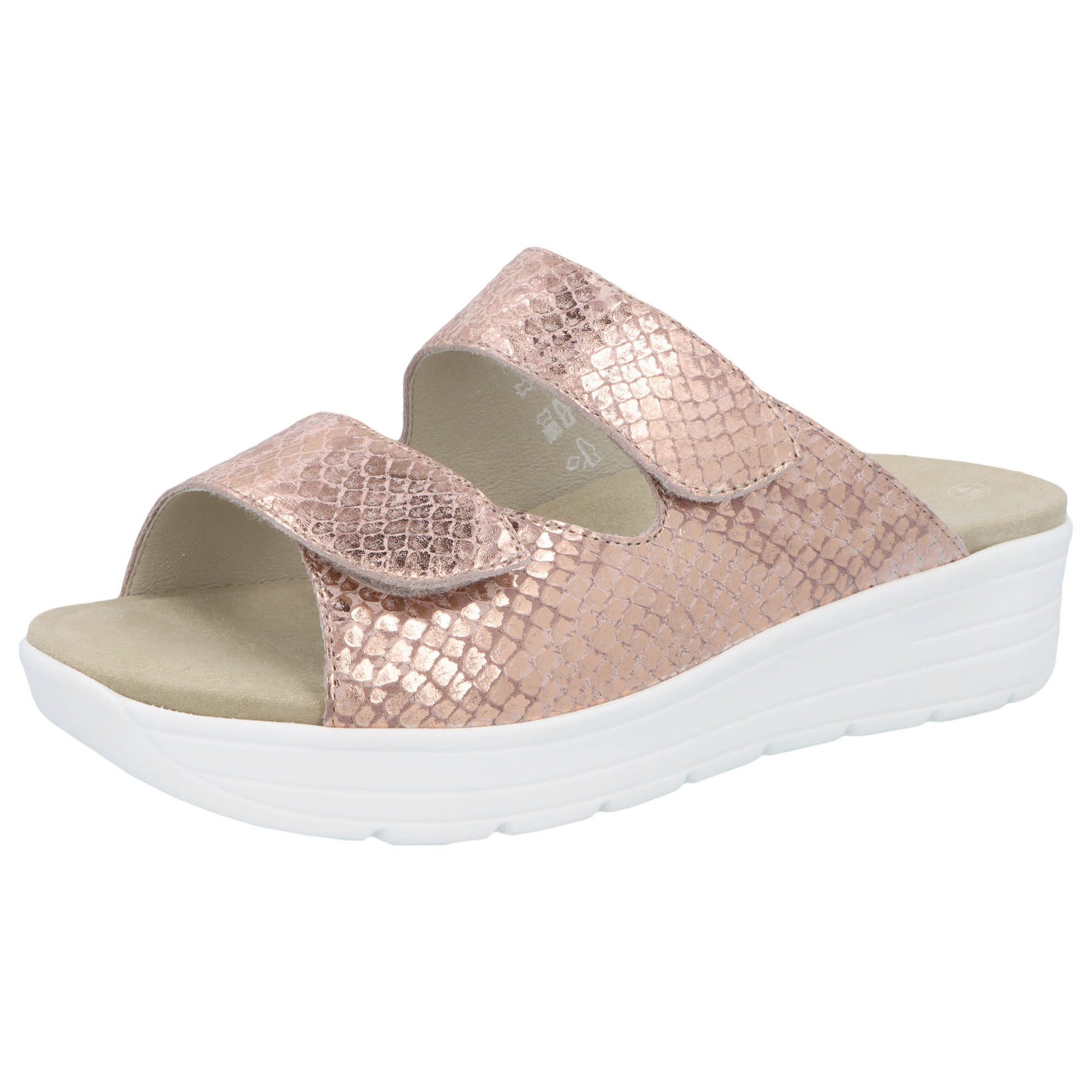 Solidus weiblich Solidus Greta Pantolette Leder Klettschuh