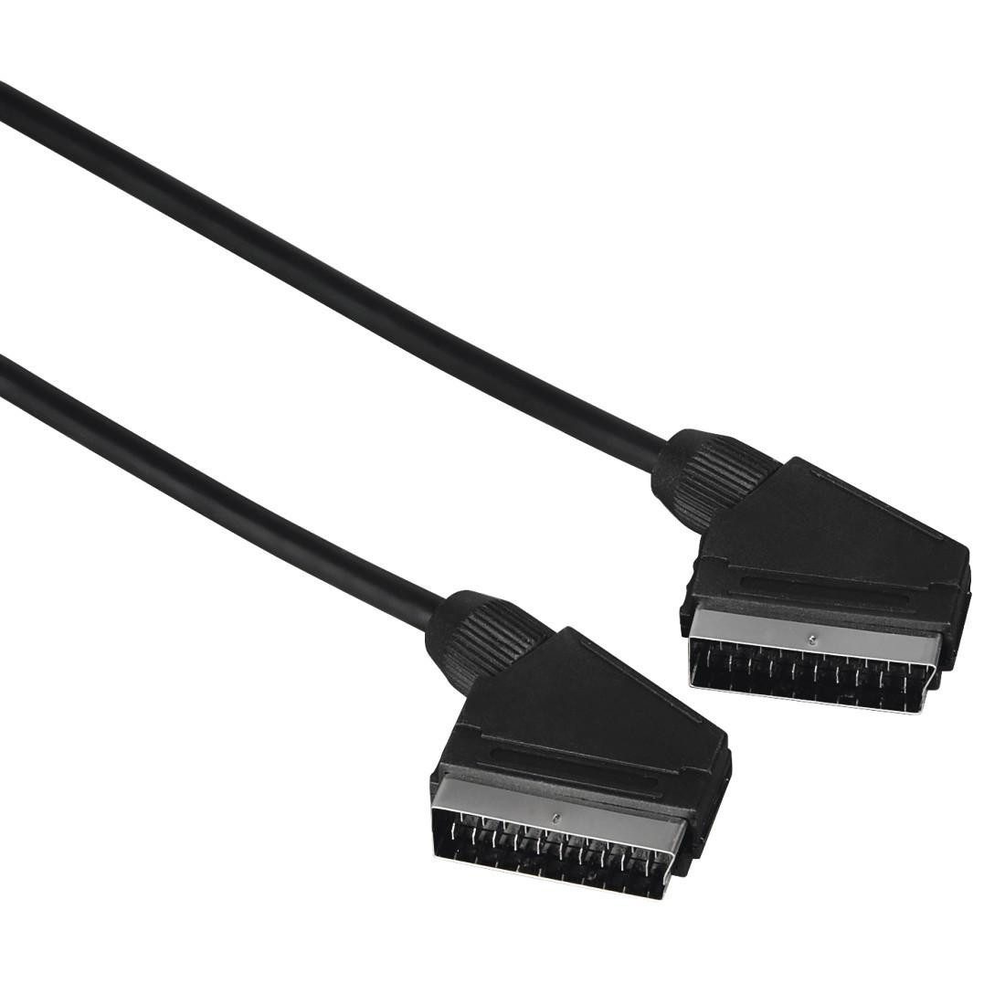 Hama Scart-Kabel 1,5 m, 21-polig, für Audio- & Video-Kabel