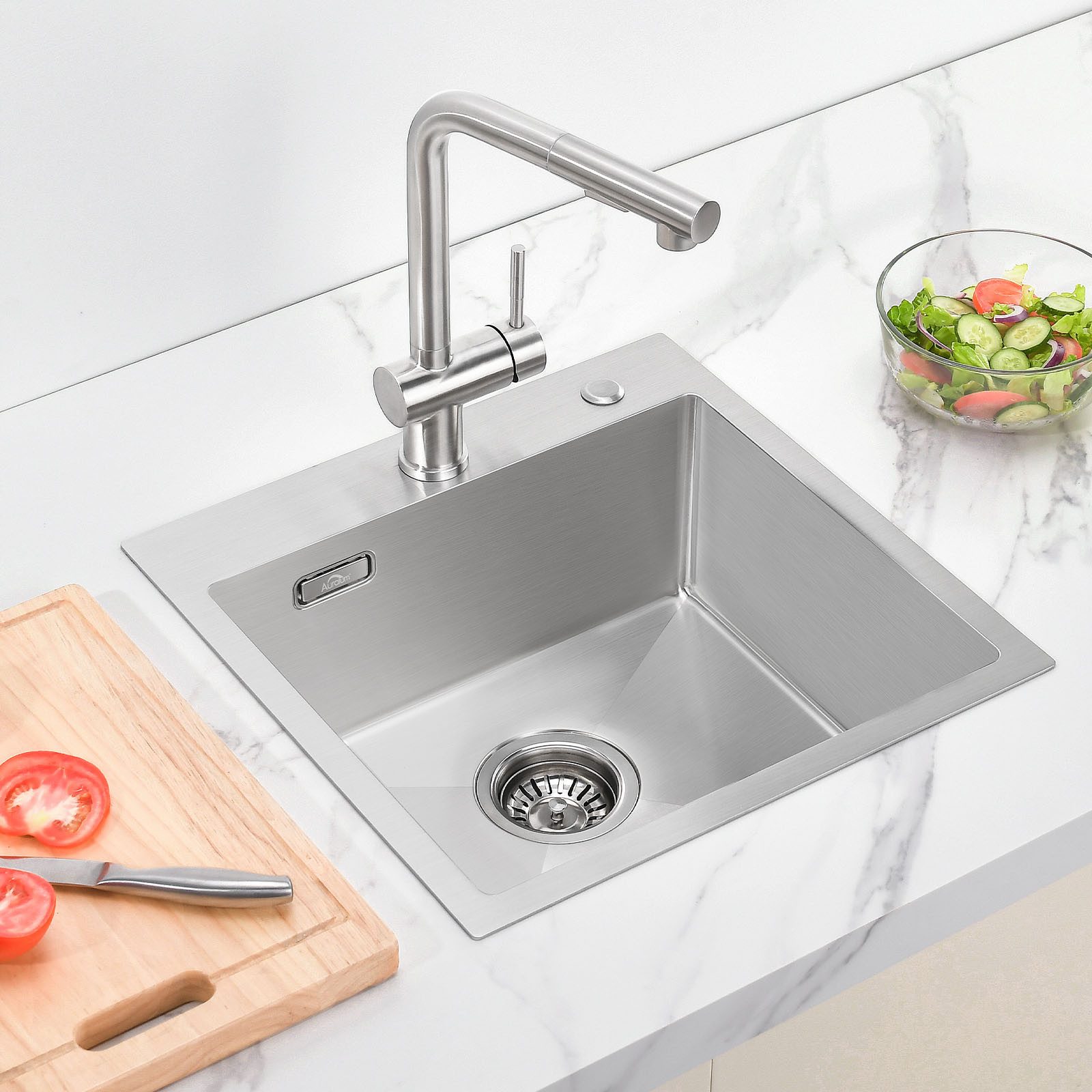 Auralum Max Küchenspüle Einbauspüle Spülbecken Edelstahl günstig online kaufen