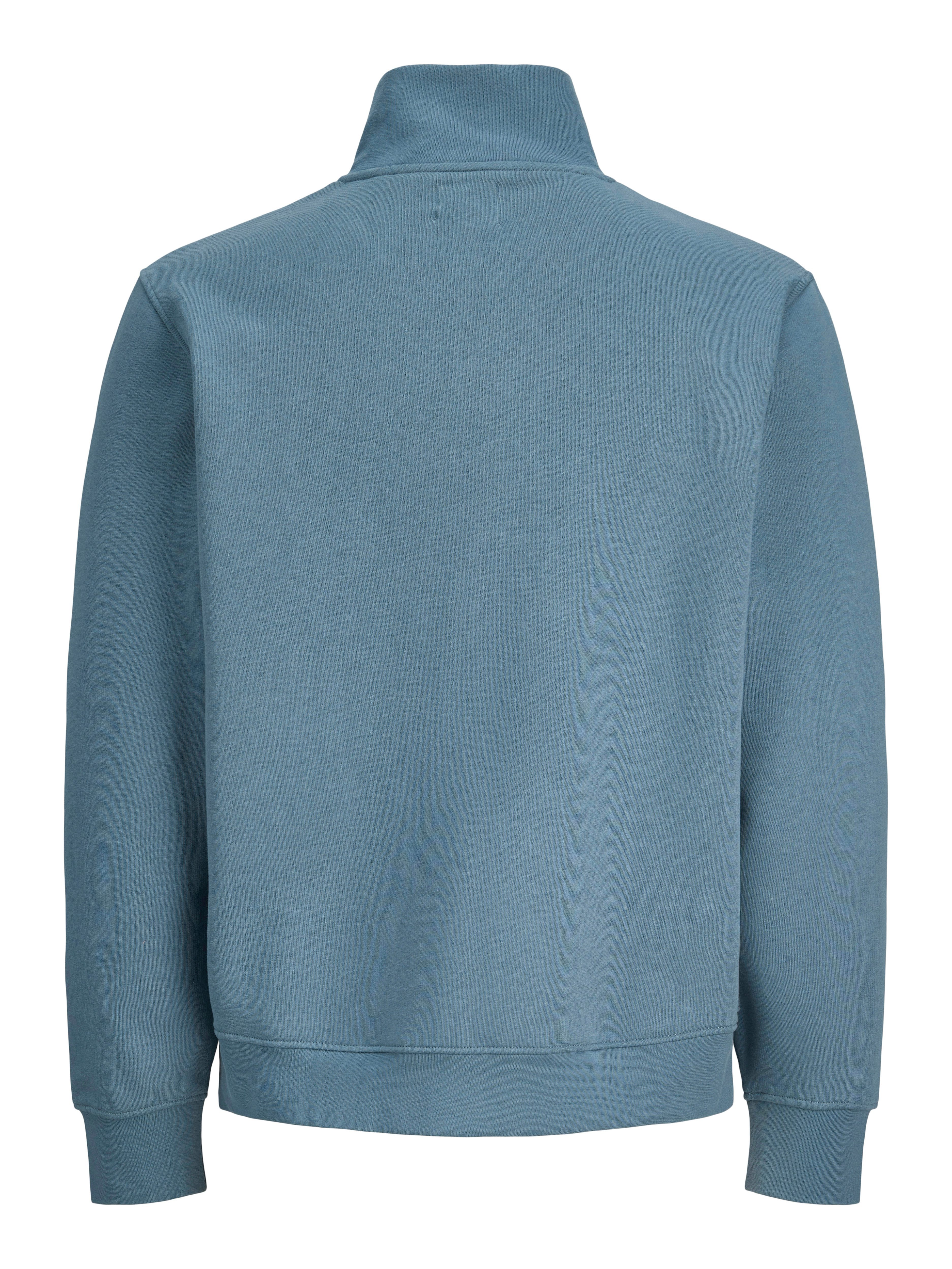Jack & Jones Sweatshirt JJESOHO SWEAT QUARTER ZIP HN NOOS Baumwollmischung, relaxed fit