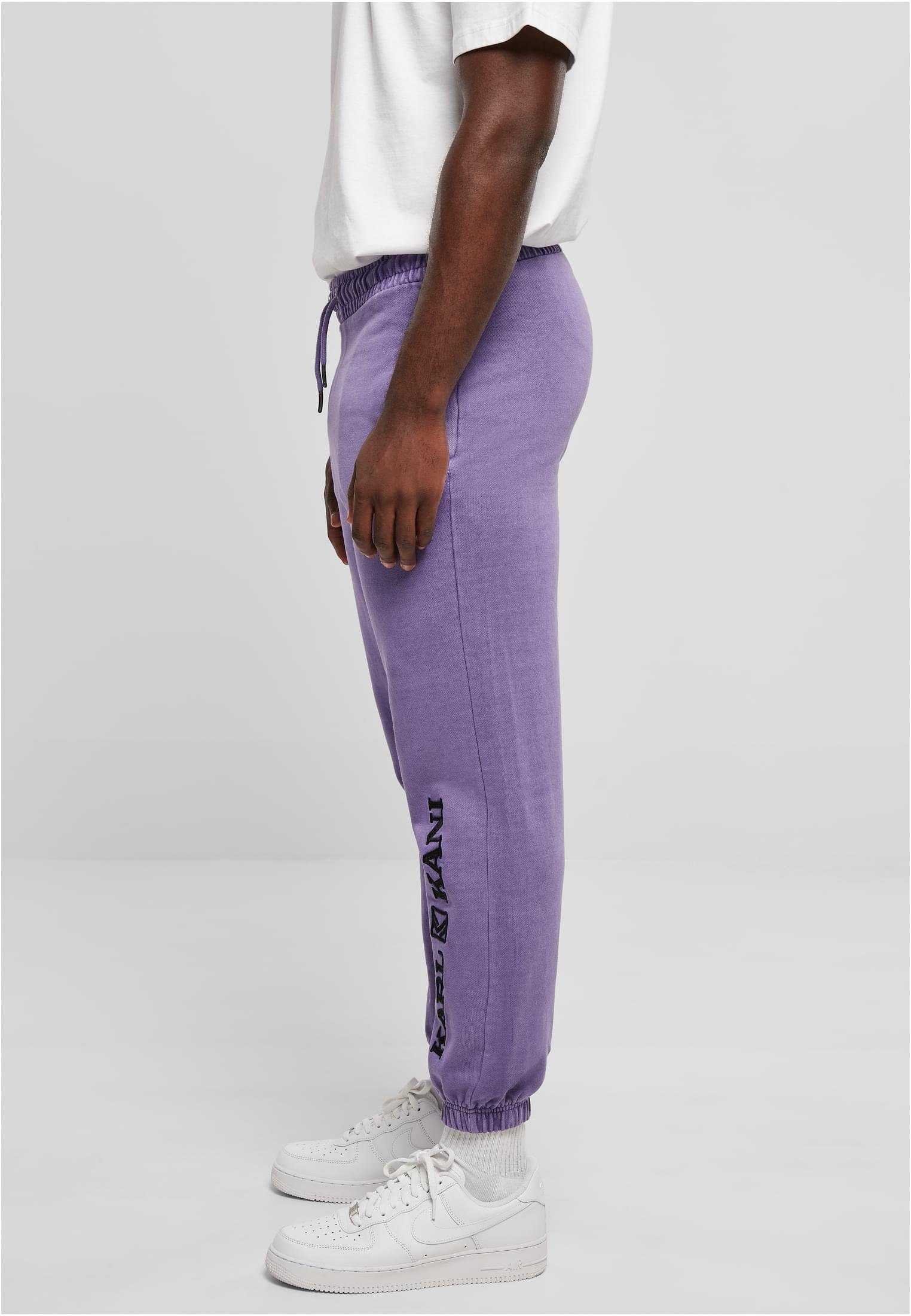 URBAN CLASSICS Stoffhose Herren KM214-003-2 Retro Washed Sweatpants lilac (1 -tlg)