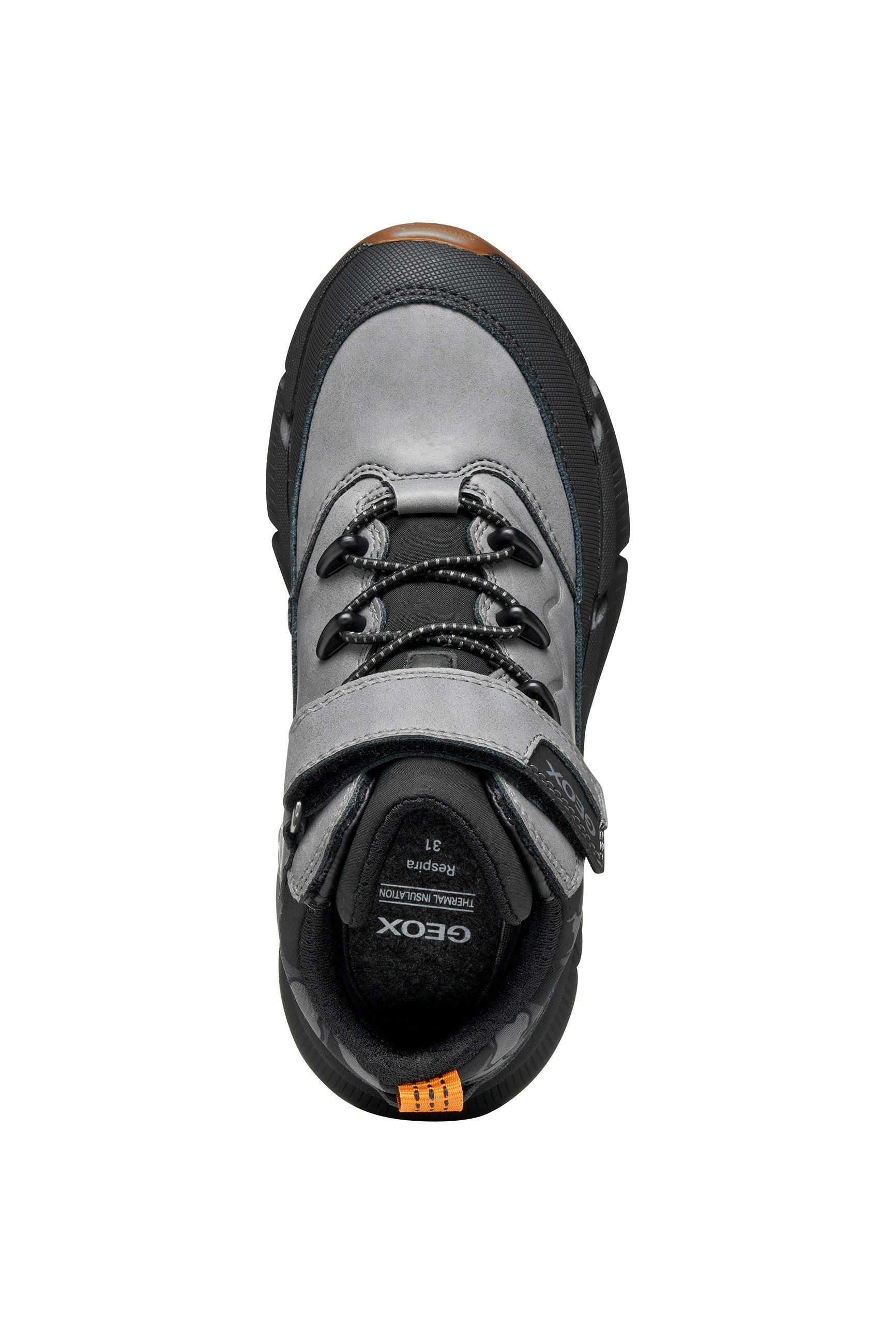 Geox J FLEXYPER PLUS BOY ABX Winterboots Sneaker mit Geox Spezial Membrane, Größenschablone zum Download