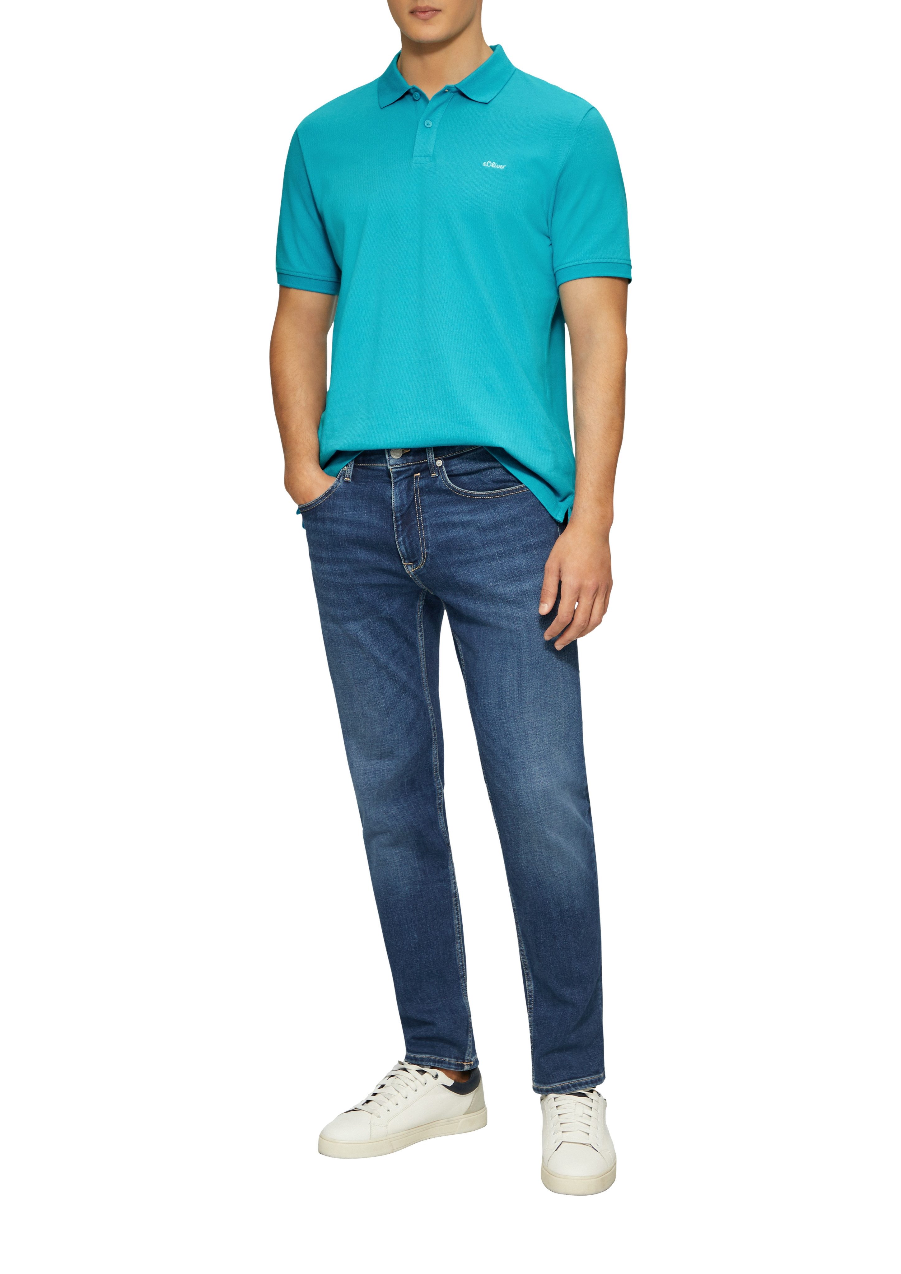 s.Oliver Poloshirt mit Logostickerei günstig online kaufen