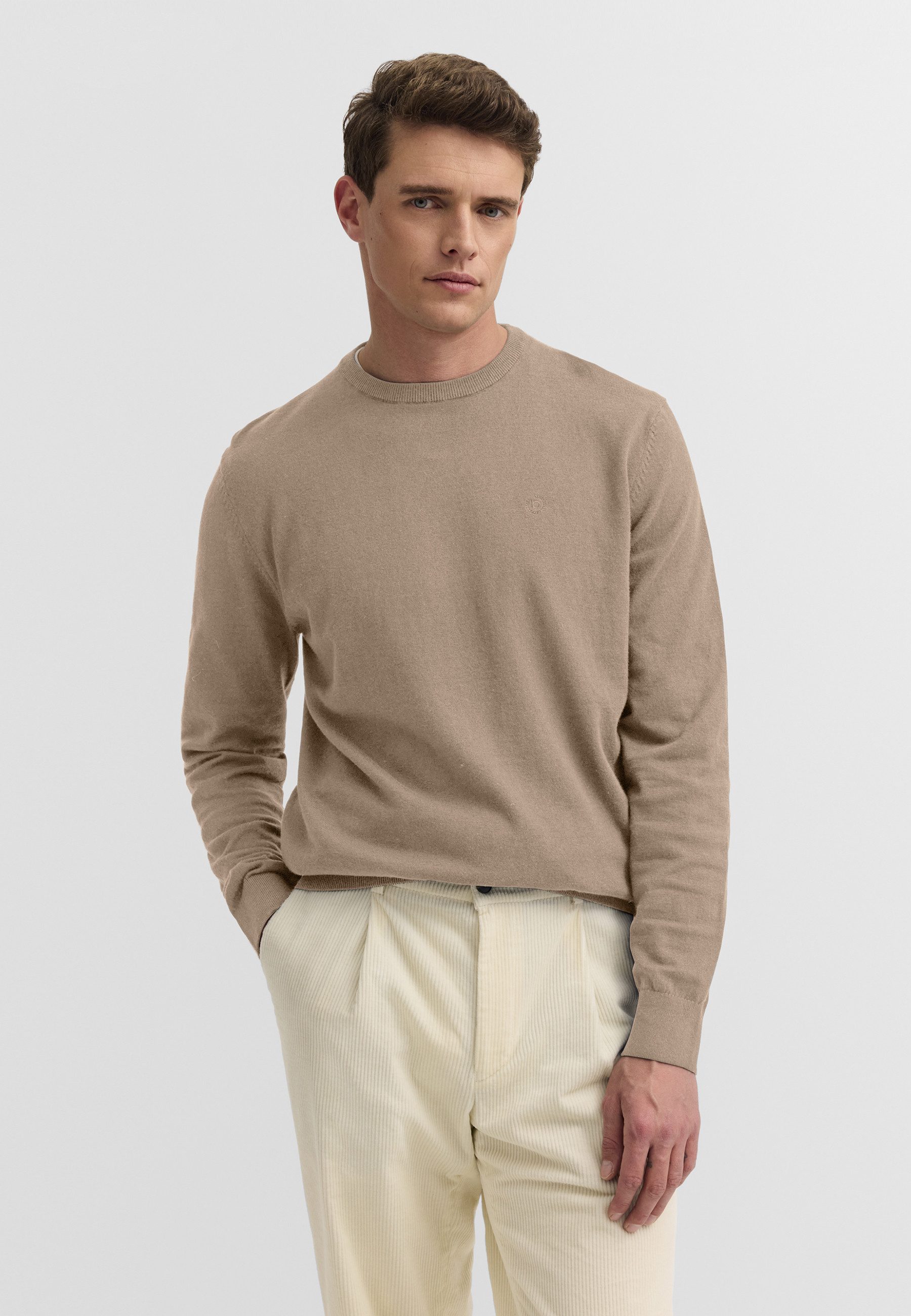 Rundhalspullover Regular Fit