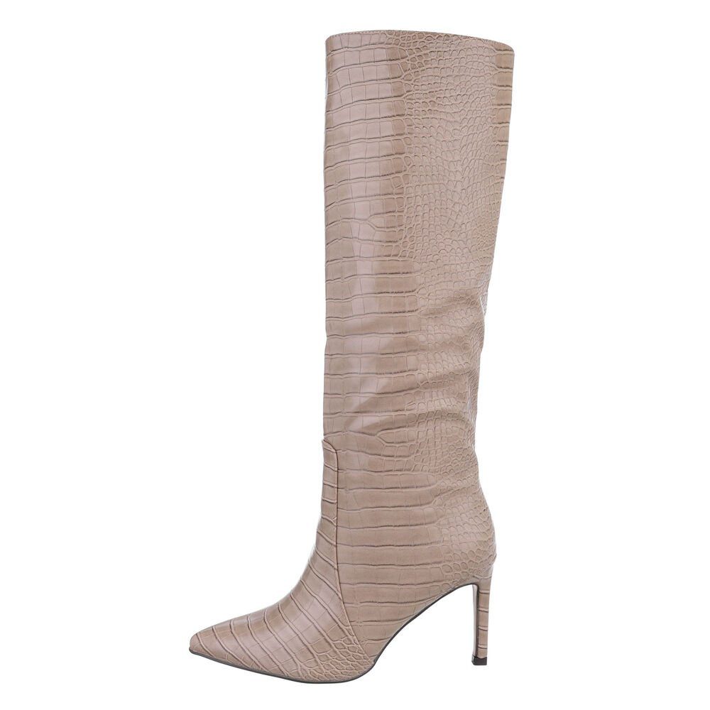 Ital-Design Damen Elegant High-Heel-Stiefel (85255557) Pfennig-/Stilettoabs günstig online kaufen