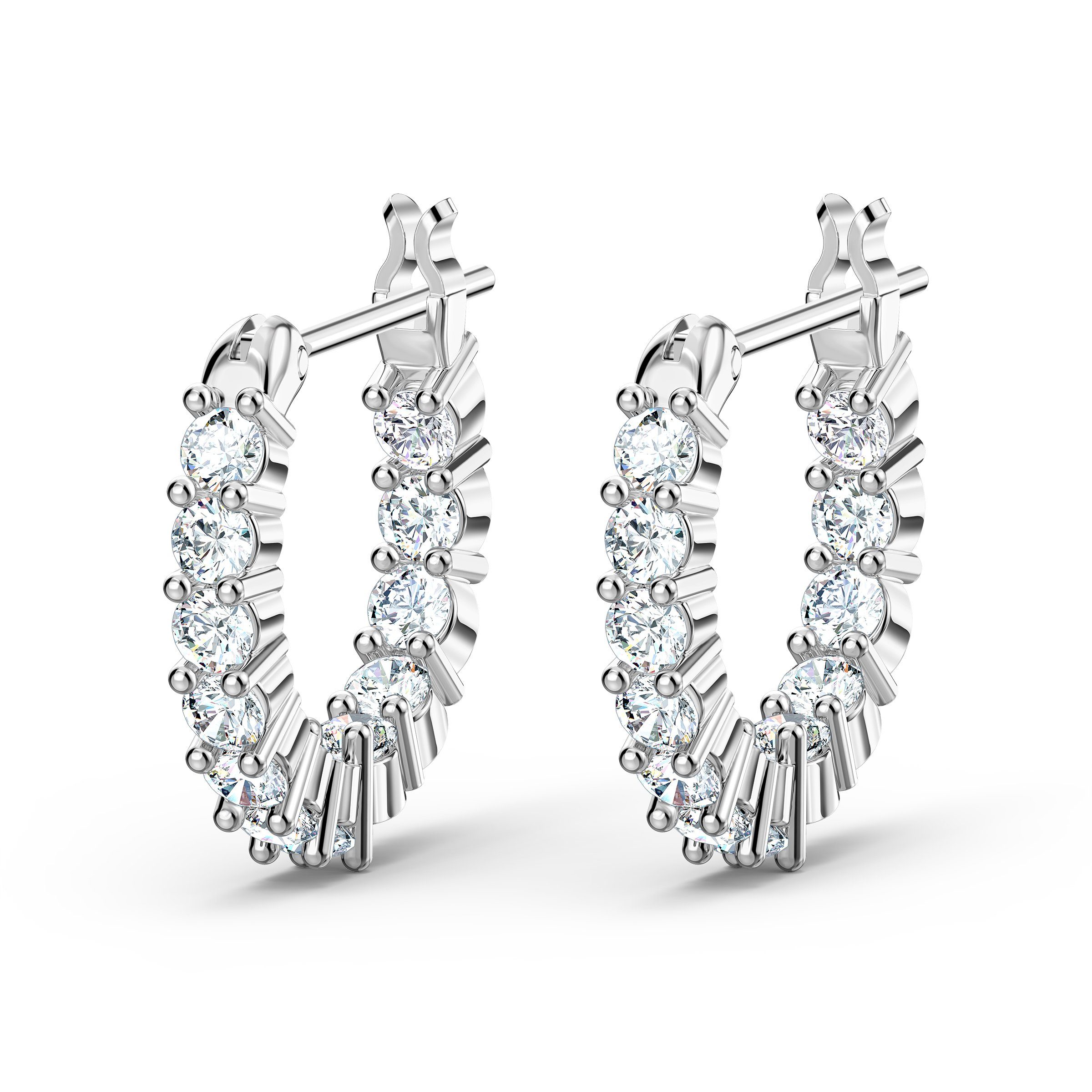 Swarovski Ohrring-Set silberfarben...