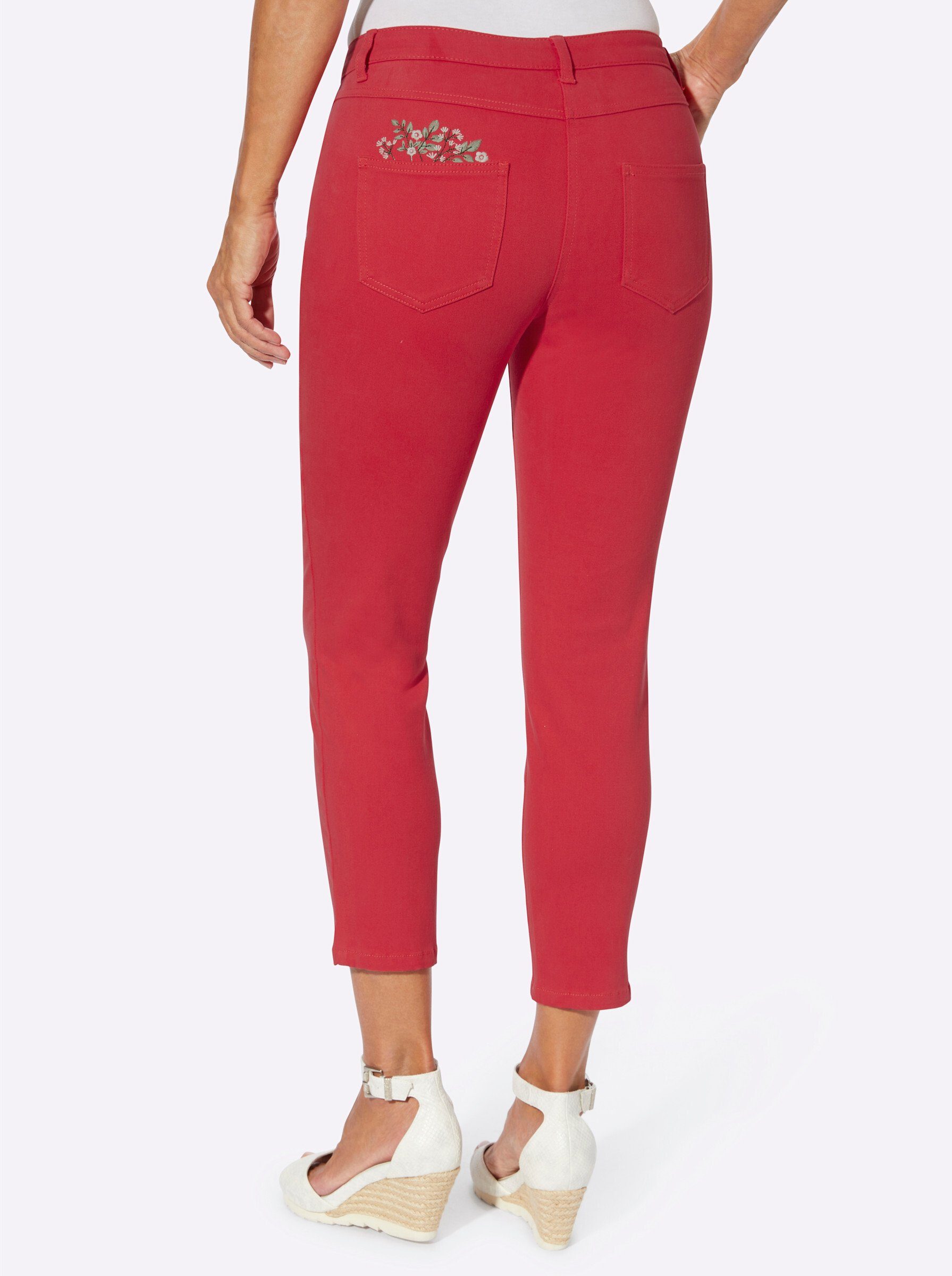 Witt Jeansshorts 7/8-Hose leicht vertieft