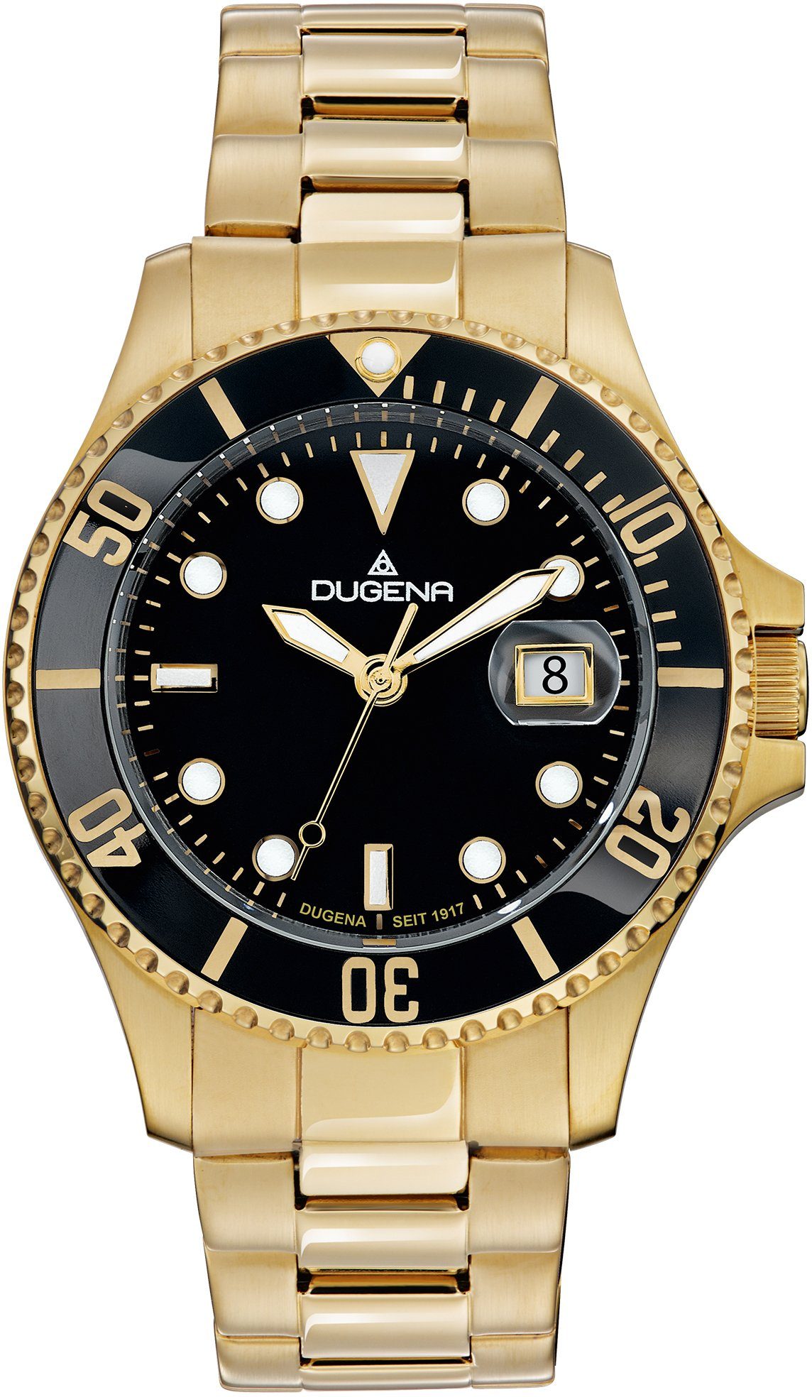 Dugena Quarzuhr Diver - Sport Line, 4461010, Armbanduhr, Herrenuhr, Datum, Leuchtzeiger