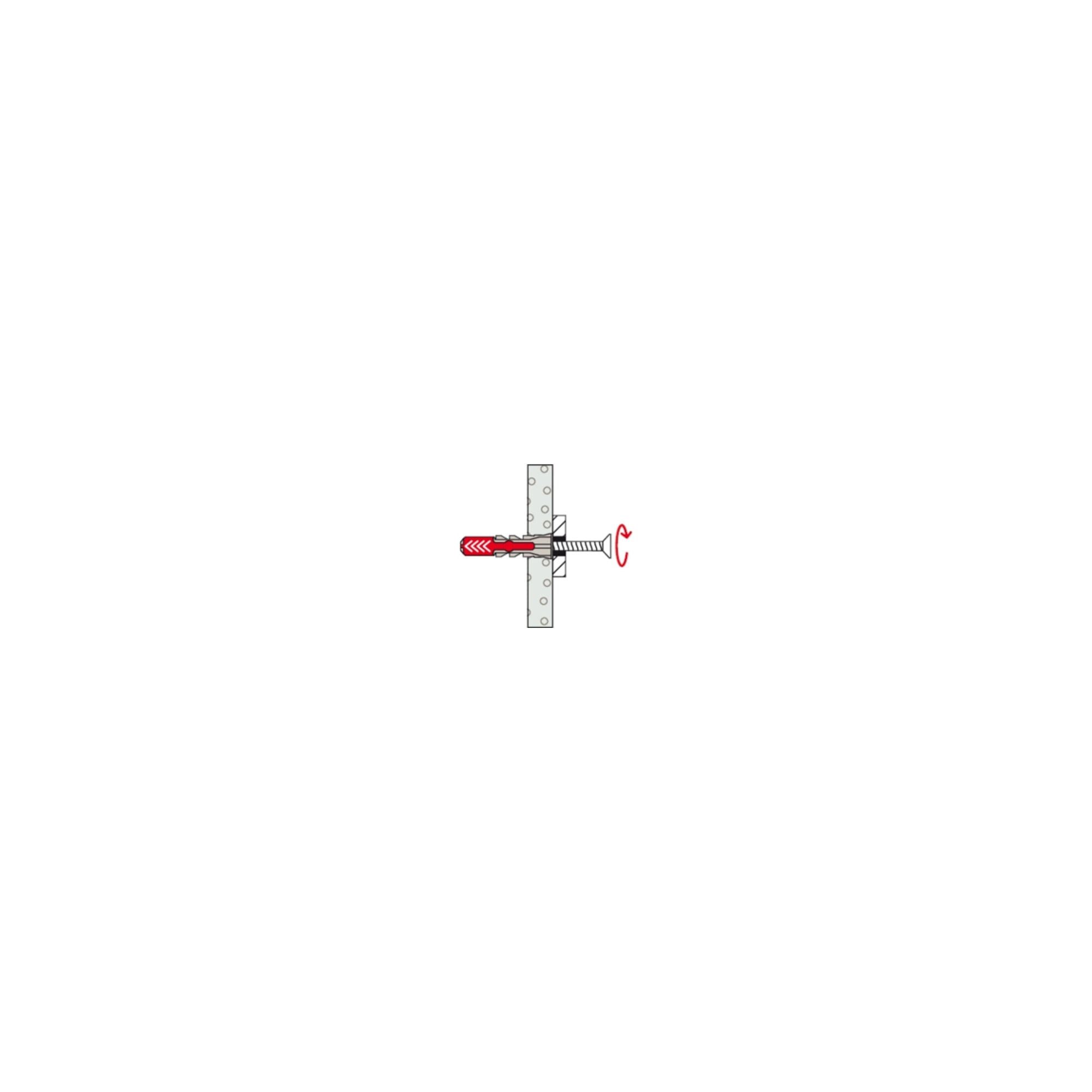 fischer Spreizdübel fischer Dübel DuoPower 8x65 LD 50 Stk