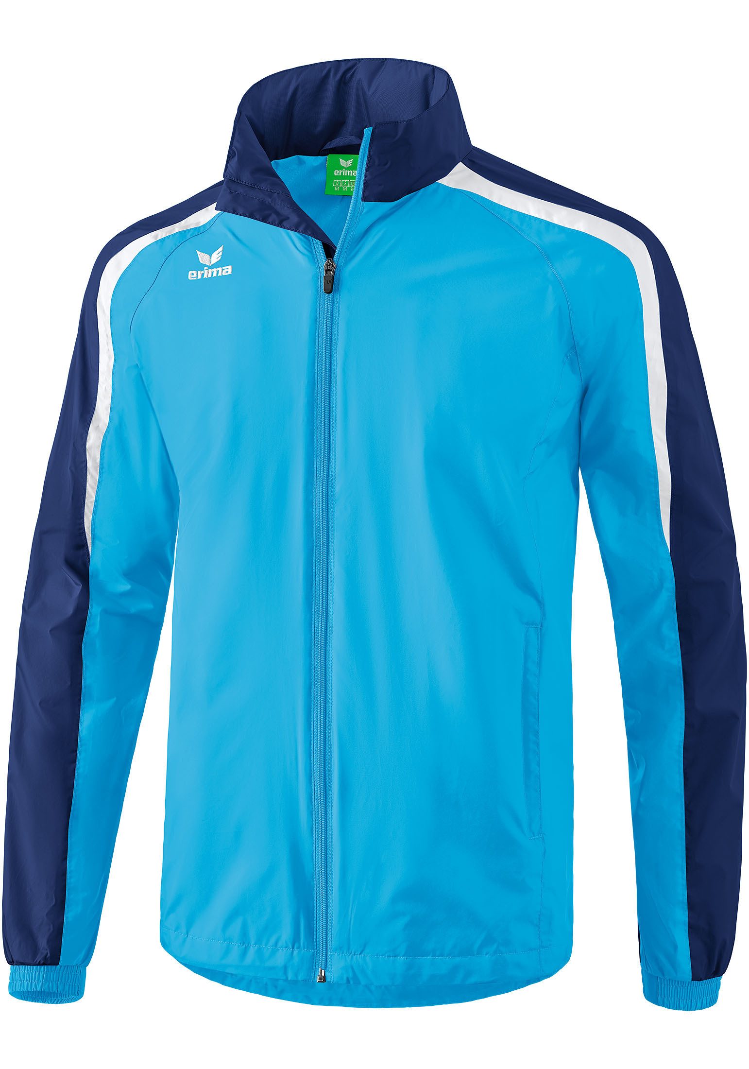 ERIMA Allwetterjacke Unisex Liga 2.0 Allwetterjacke - Hoher Stehkragen mit integrierter Kapuze mehr