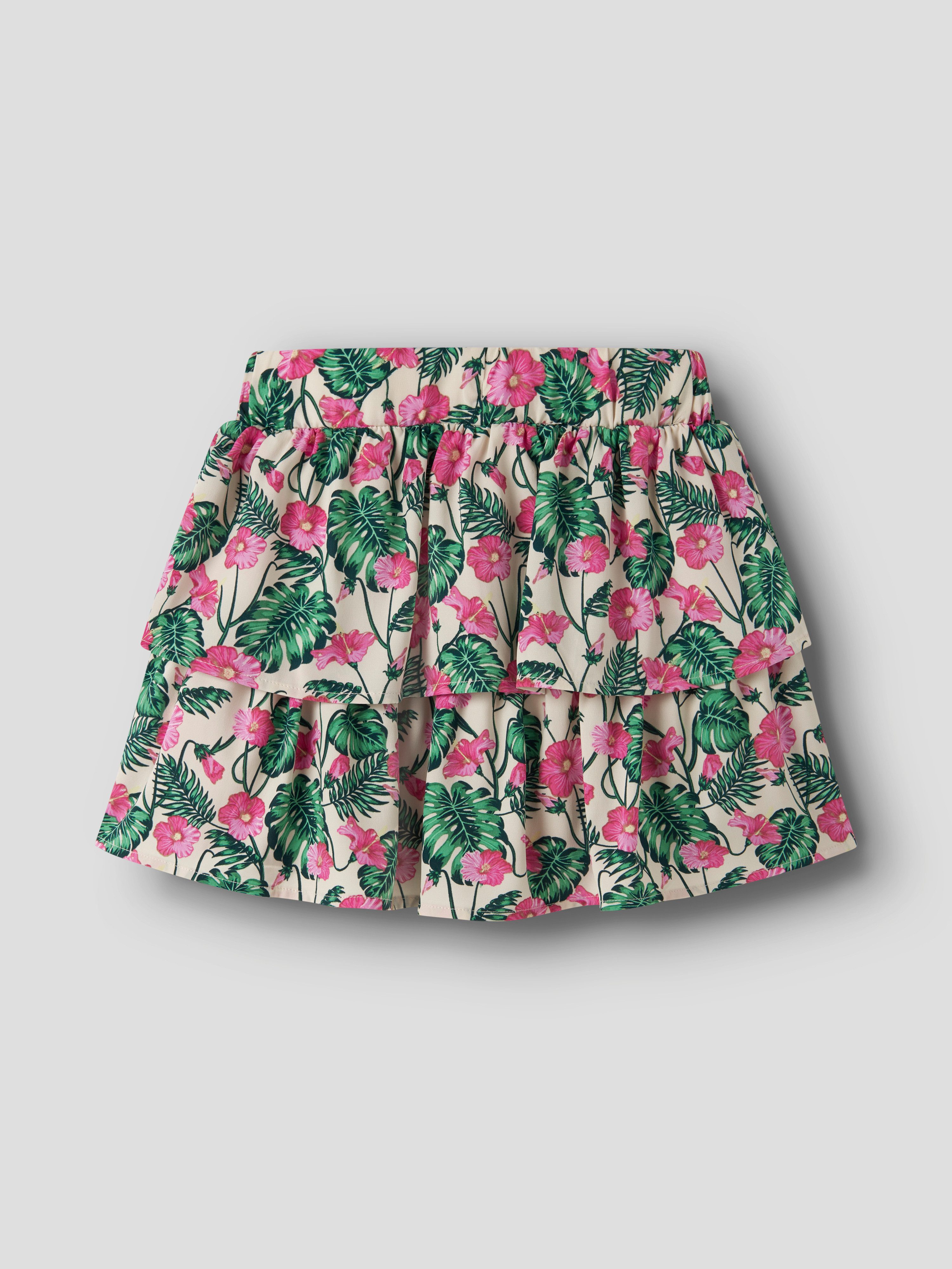 Name It Volantrock NKFVINAYA SKIRT FFF NOOS Kunstfaser, Stretch, Allover Druck – Bild 3 von 5