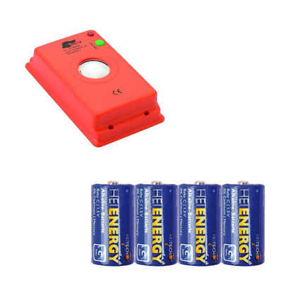 Marderfix Ultraschall-Tierabwehr Akustik Batterie - inklusive 4 Heitech Baby/C Batterien