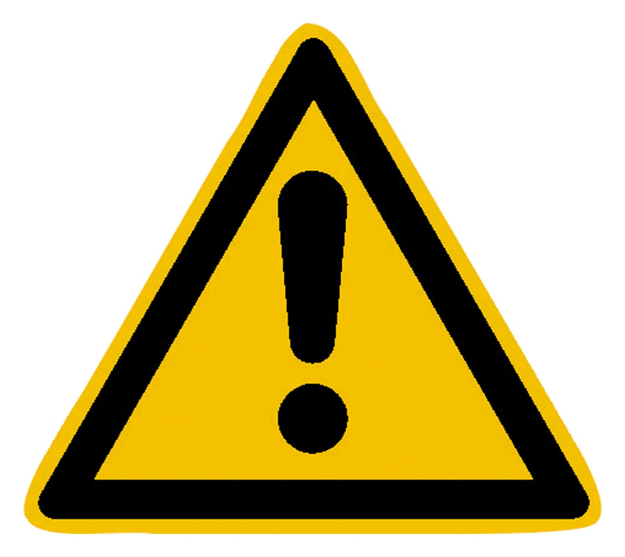 SafetyMarking Warnschild, Folie Gefahrstelle SL 100 mm