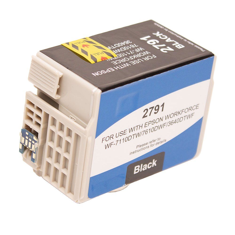 ABC Tintenpatrone (Kompatible Druckerpatrone für Epson T2711 27XL Schwarz Workforce, F7210DTW WF7610DWF WF7615DWF WF7620DTWF WF7710DWF WF7715DWF WF7720DTWF)