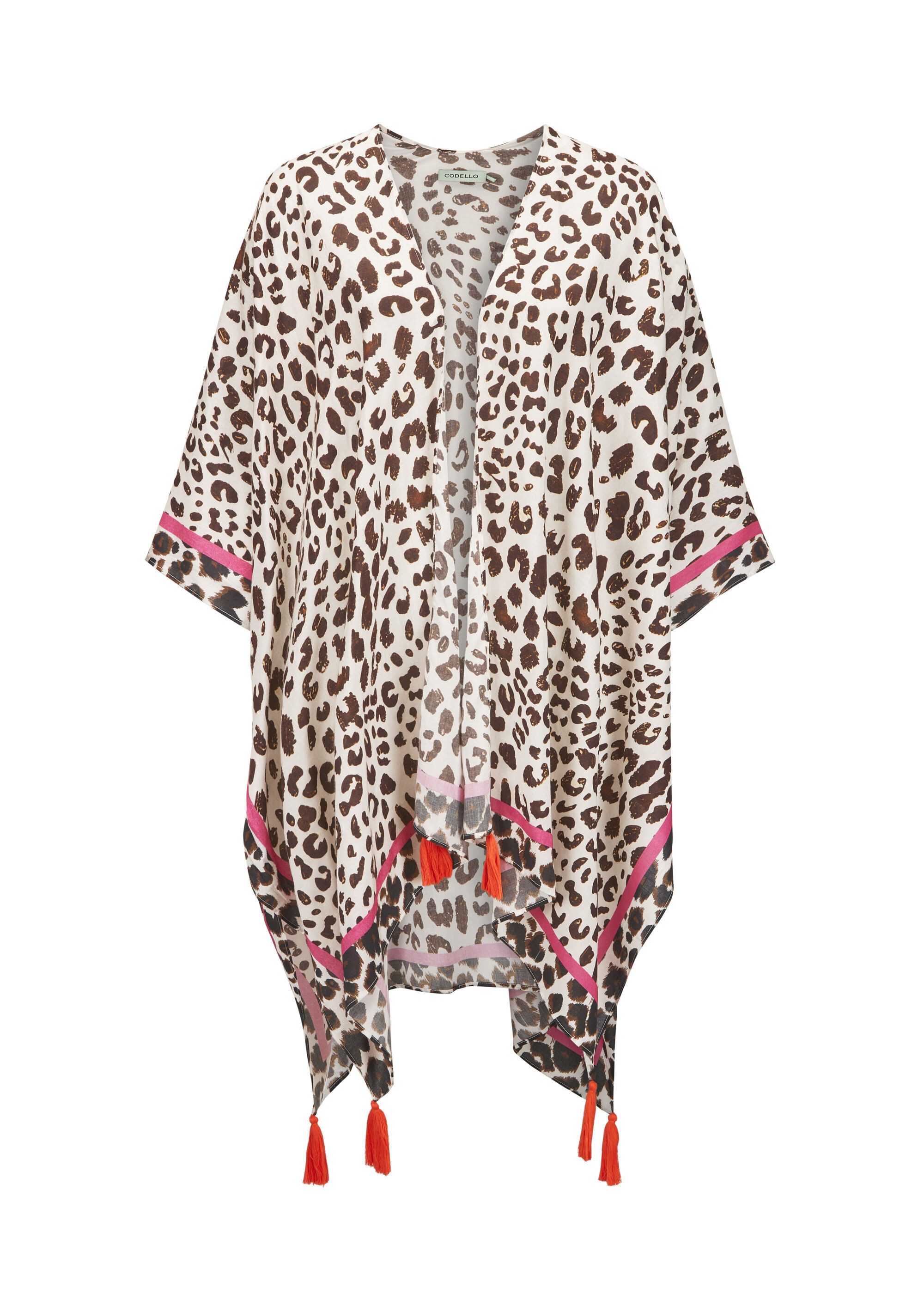 Codello Poncho mit Leomuster