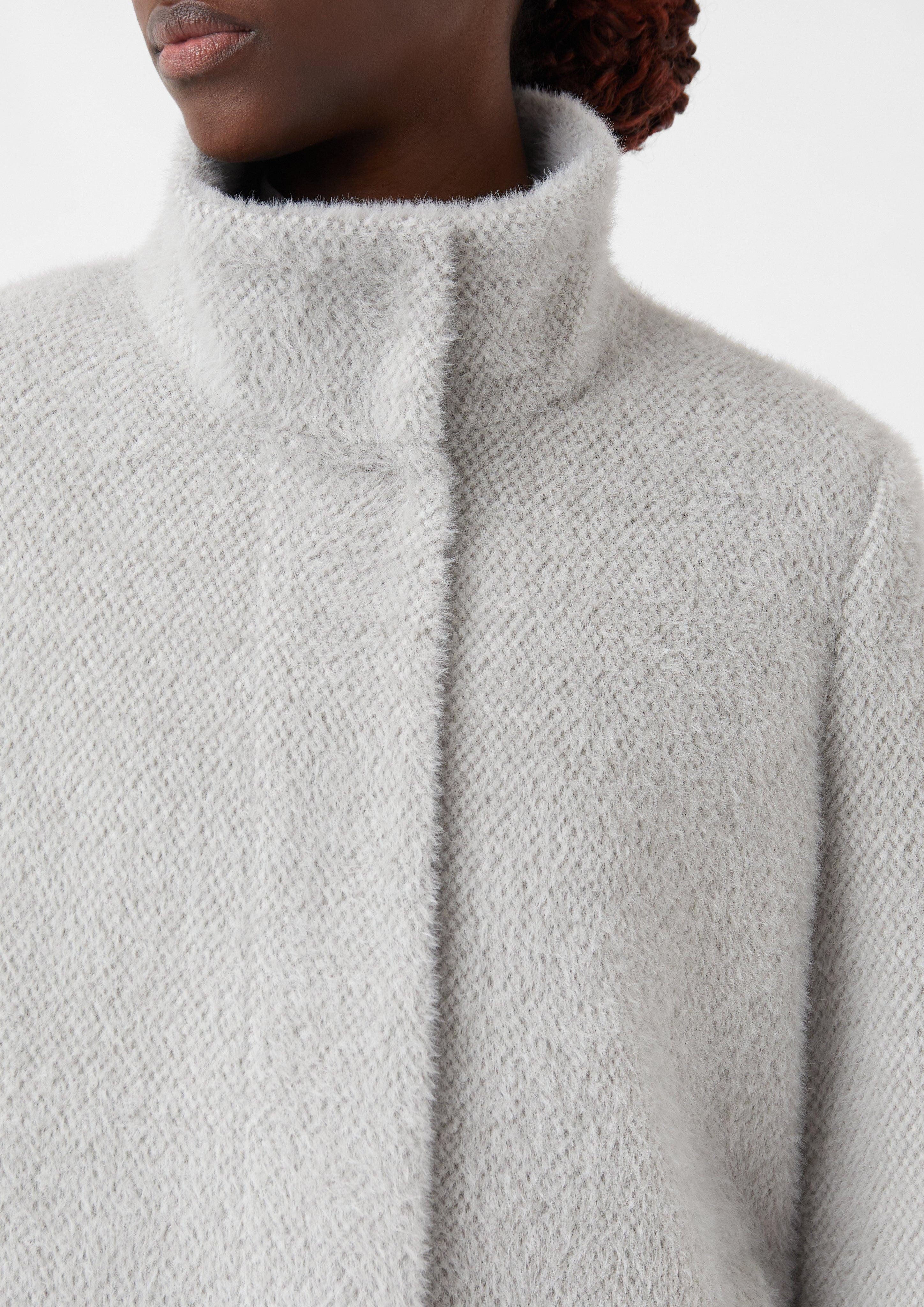 comma Kurzjacke Langflorige weiche Jacke im günstig online kaufen