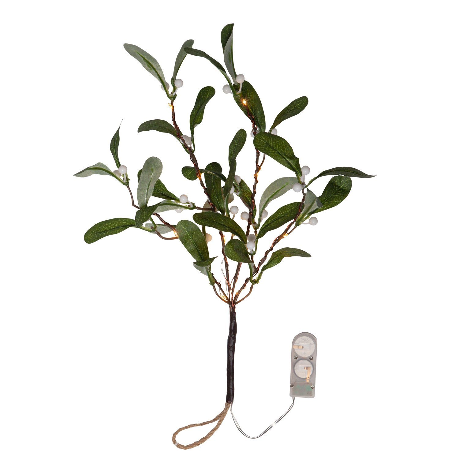 STAR TRADING LED-Leuchtzweig LED Mistelzweig Weihnachtszweig günstig online kaufen