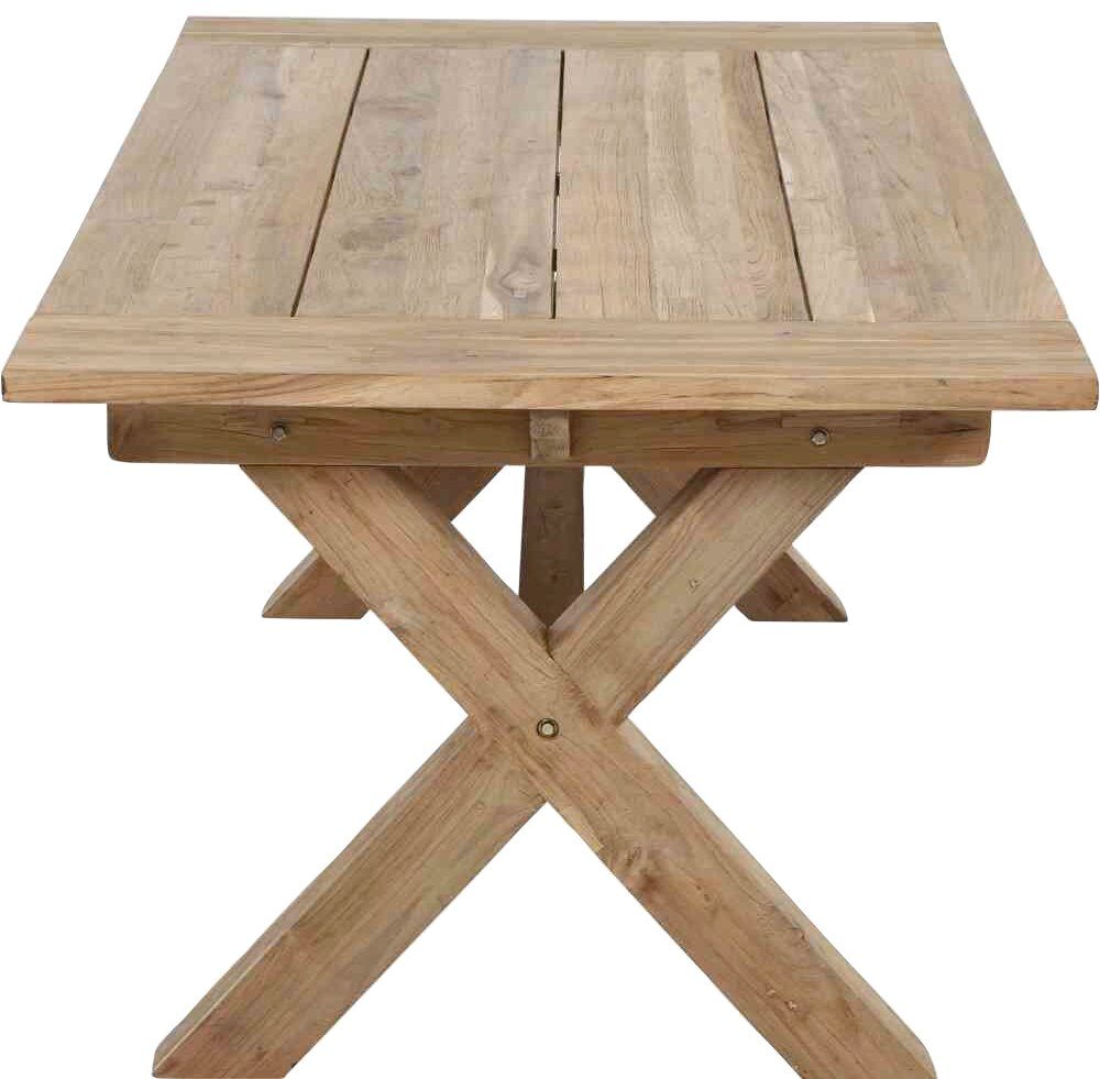 Siena Garden Gartentisch Cardiff, B/H: 100x76 cm,Teakholz