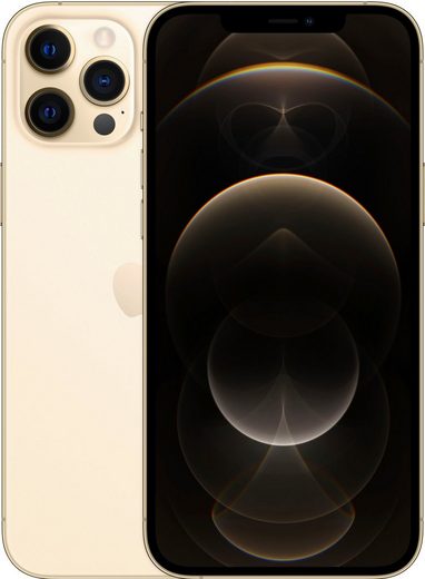 Apple iPhone 12 Pro Max - 512GB Smartphone (17 cm/6,7 Zoll, 512 GB Speicherplatz, 12 MP Kamera, ohne Strom Adapter und Kopfhörer, kompatibel mit AirPods, AirPods Pro, Earpods Kopfhörer)