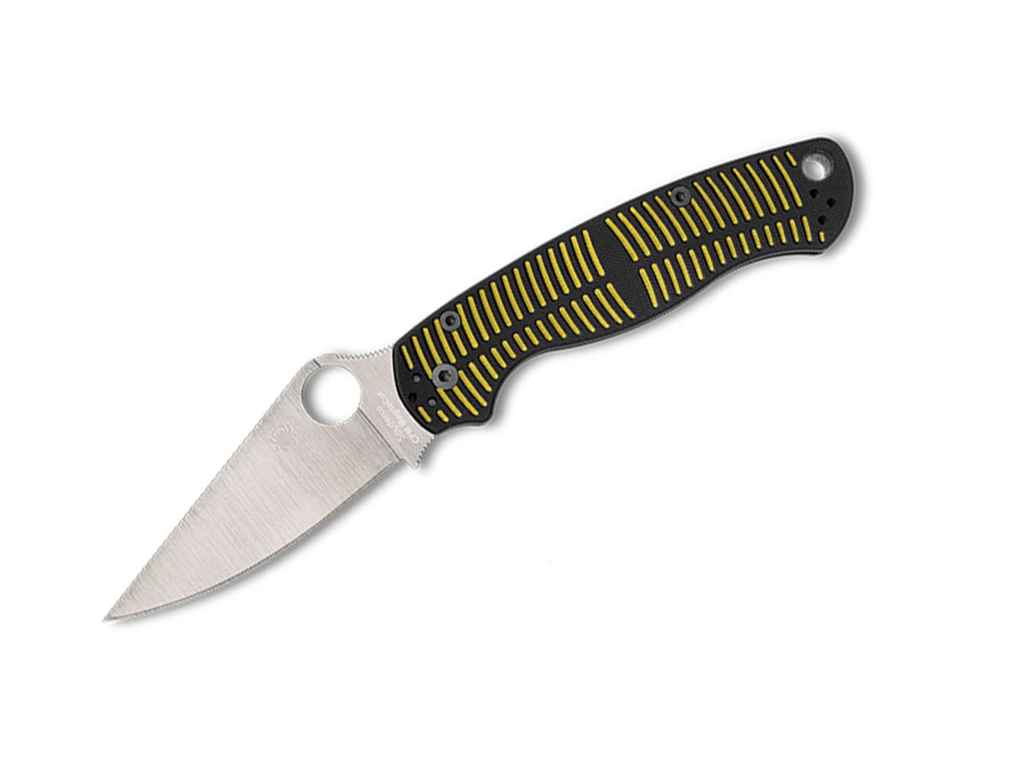 Spyderco Taschenmesser Taschenmesser Para Military 2 Salt Yellow & Black CPM