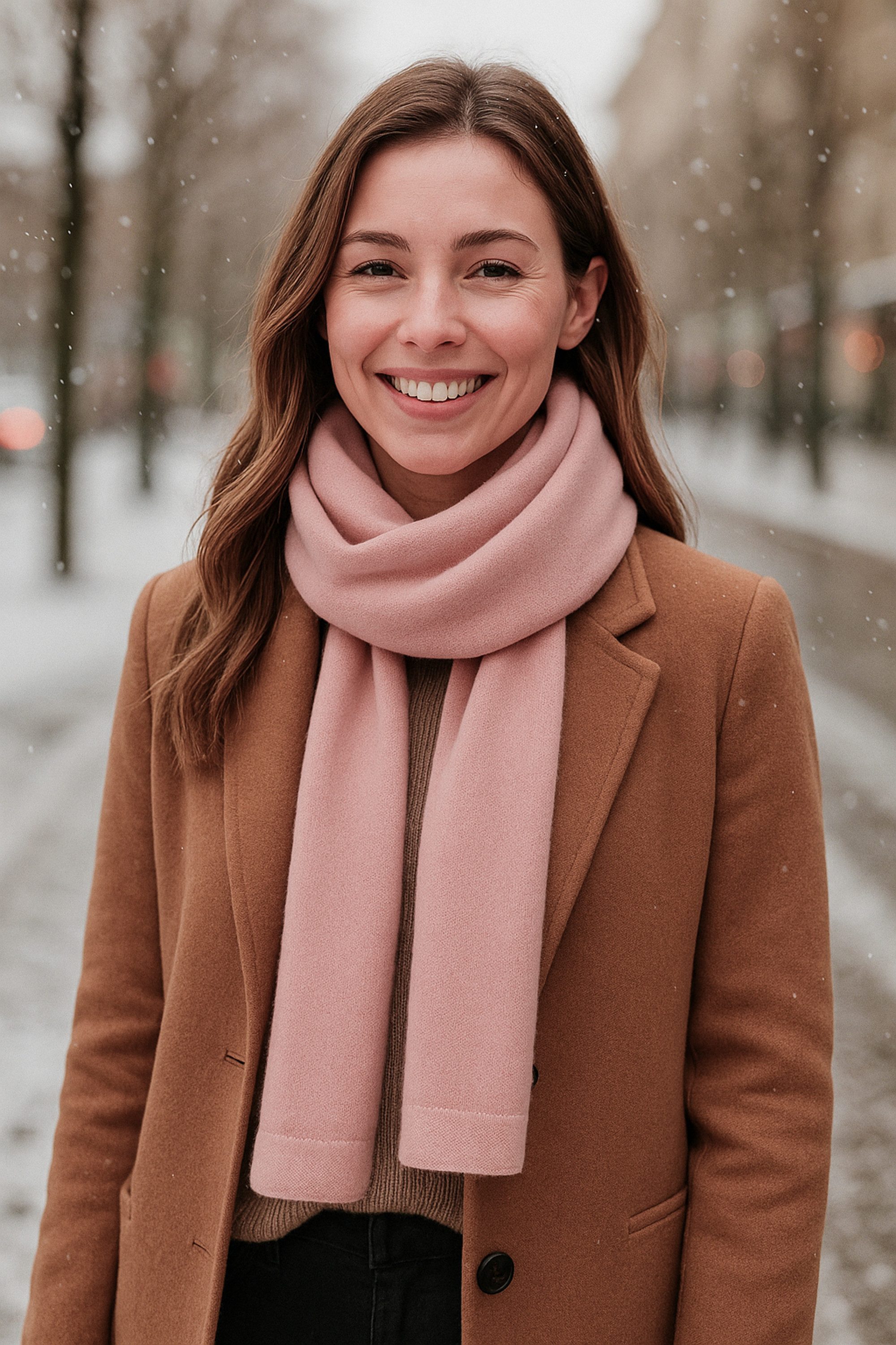 COLLEZIONE ALESSANDRO Wollschal Luxus, (1-St), Luxuriös, Simpel, Made in Italy