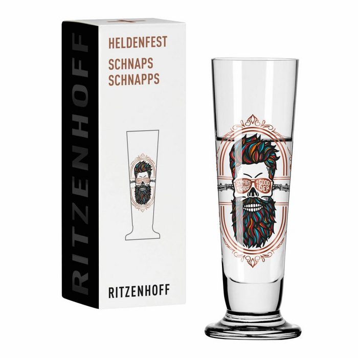 Ritzenhoff Schnapsglas Heldenfest Schnaps 004 Kristallglas Made in Germany