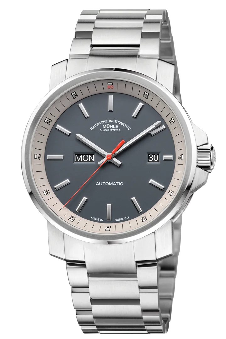 Automatikuhr Mühle Glashütte Herrenuhr 29er Big Tag / Datum