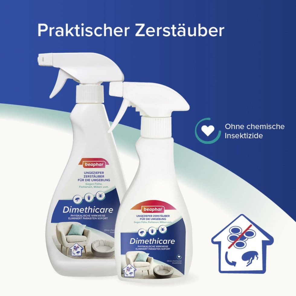 beaphar Insektenvernichter Beaphar Dimethicare Ungezieferspray 250 ml