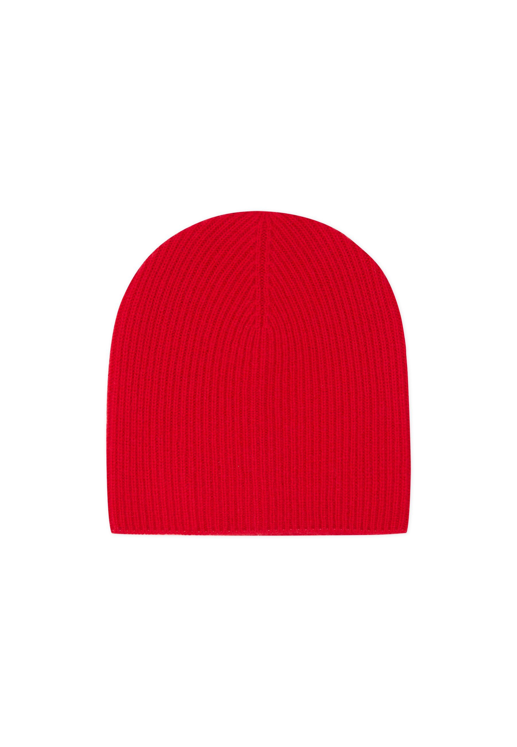 Style & Republic Beanie Kaschmir Beanie gerippt crimson