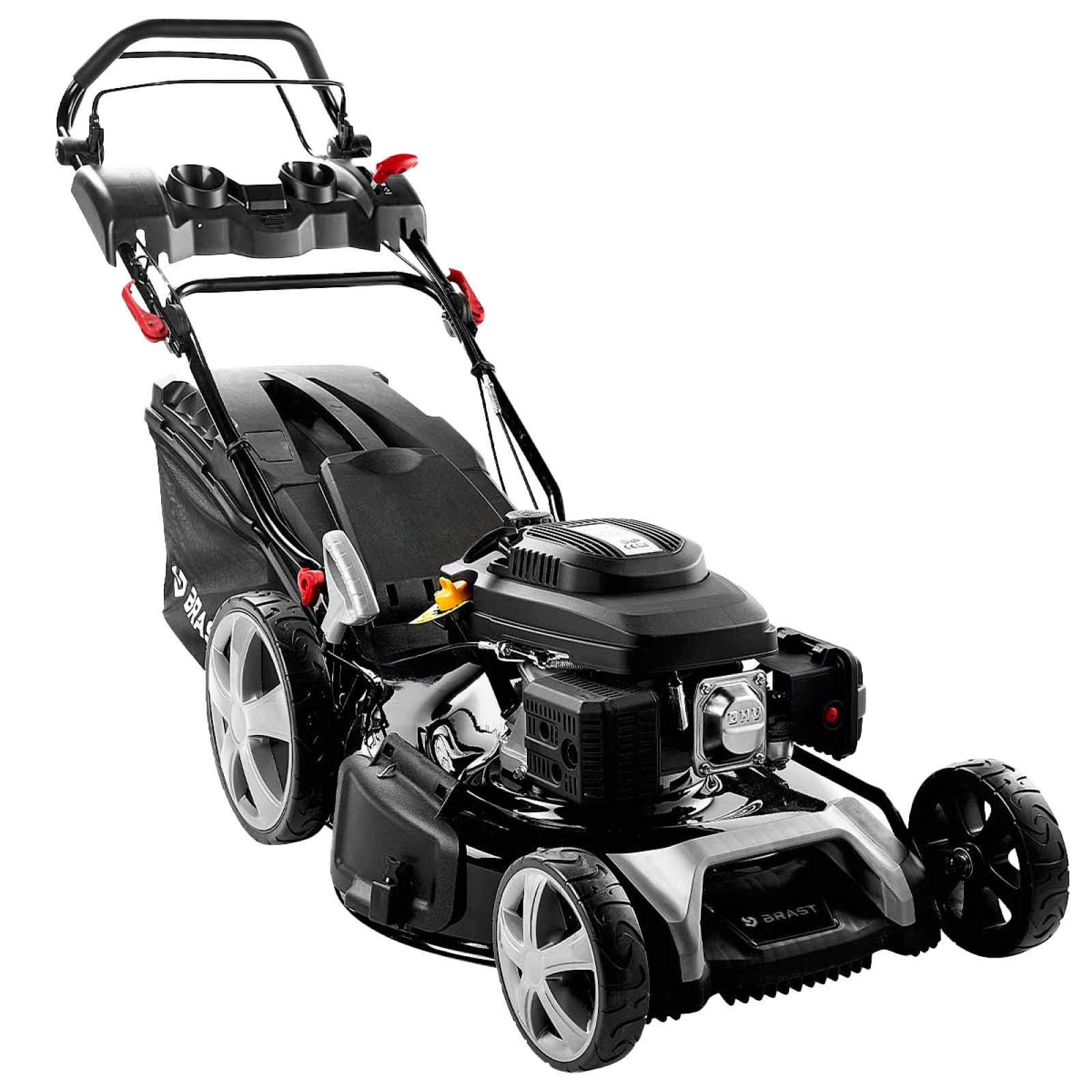BRAST Benzinrasenmäher mit Antrieb 5,2kW (7PS) inkl. Motoröl, TÜV, 55 cm Sc günstig online kaufen