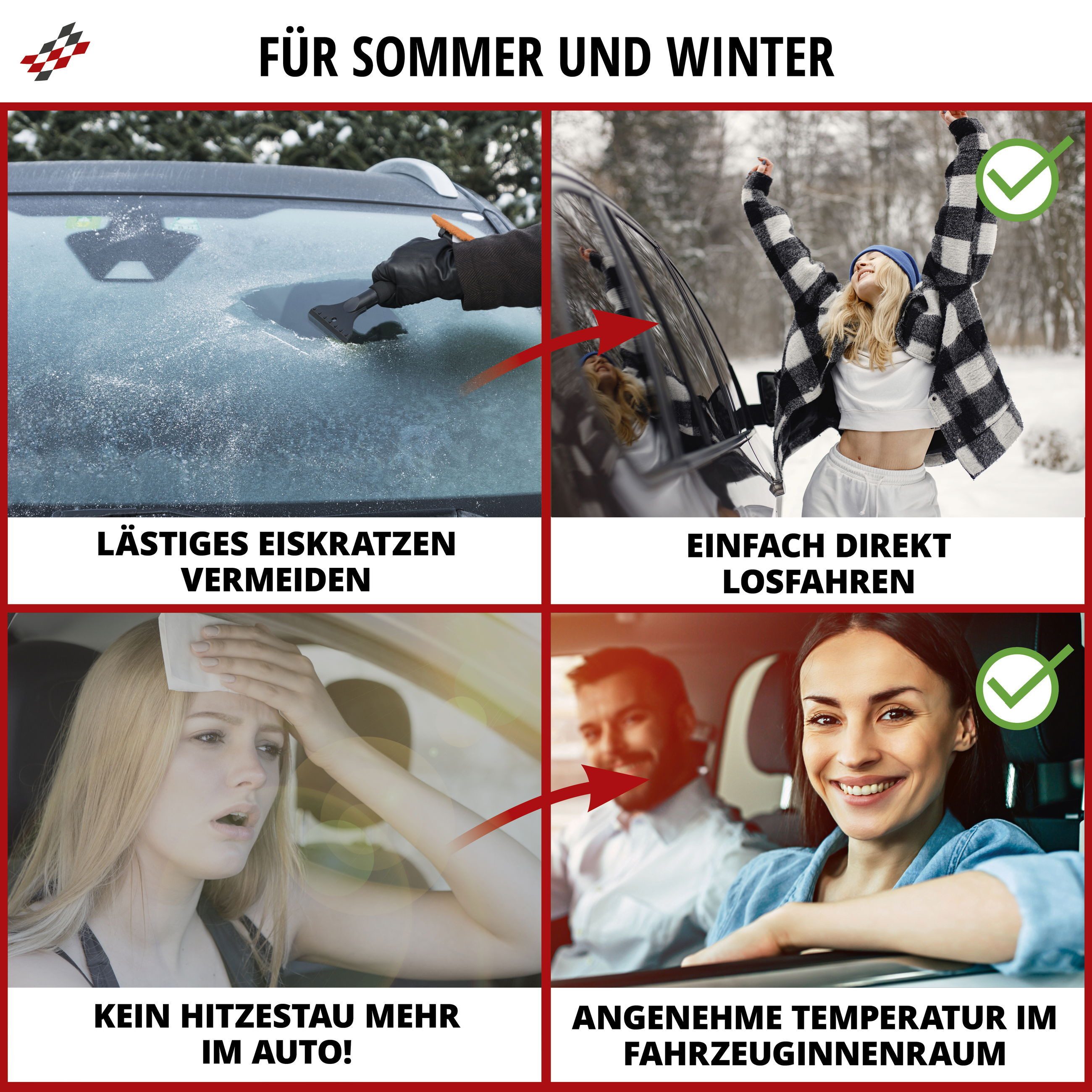 WALSER Autosonnenschutz Thermo Autoscheibenschutz, (1-St., 1 Stück) – Bild 3 von 5
