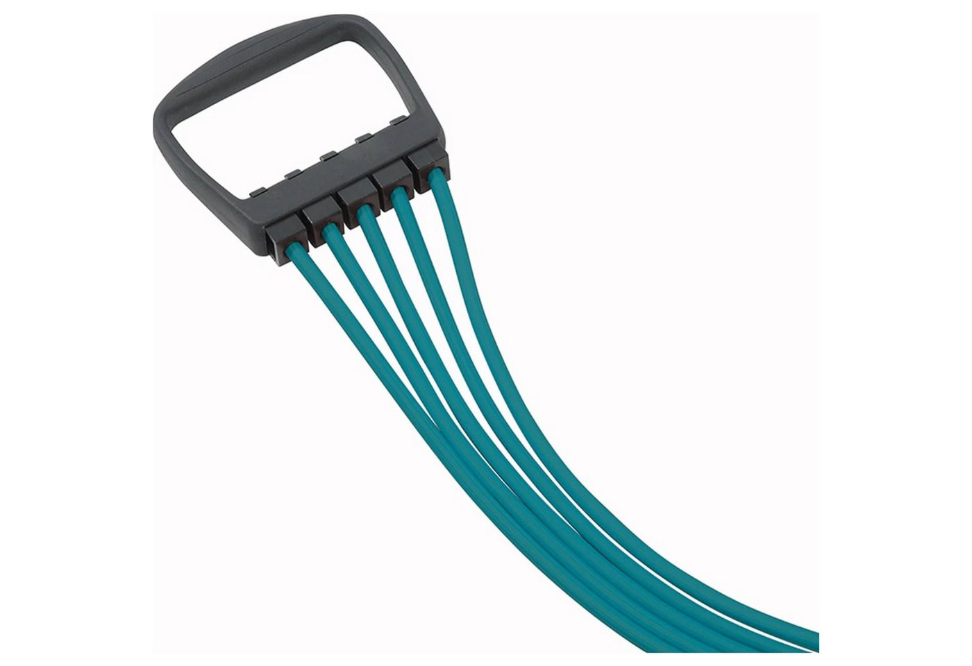 Deuser-Sports Trainingsbänder Deuser Band Zugband Zugseil grün extra stark 119003 Expand, Expander einstellbar, 5 abnehmbare elastische Schläuche
