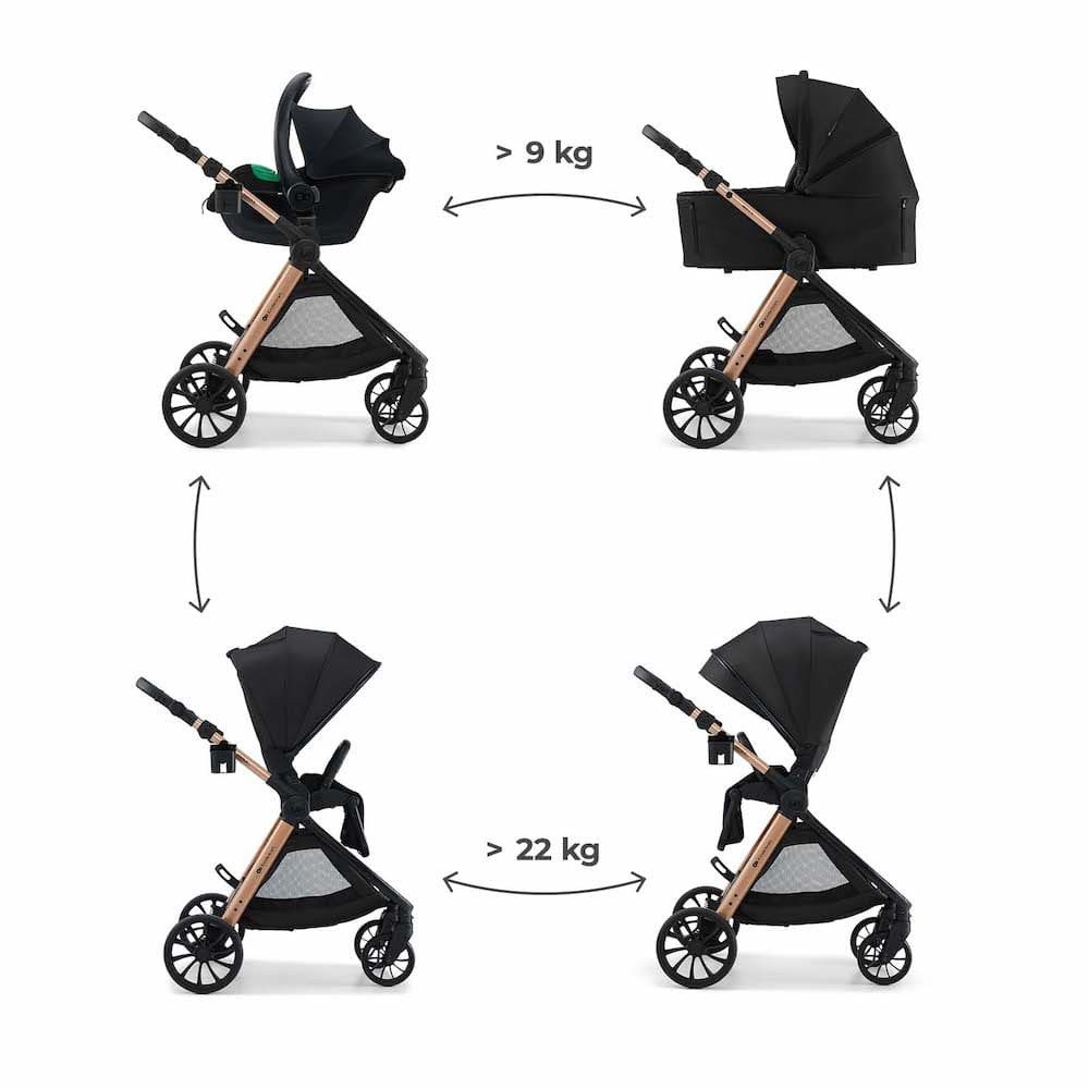 Kinderkraft Kombi-Kinderwagen VESTO 2 3in1 Kombikinderwagen