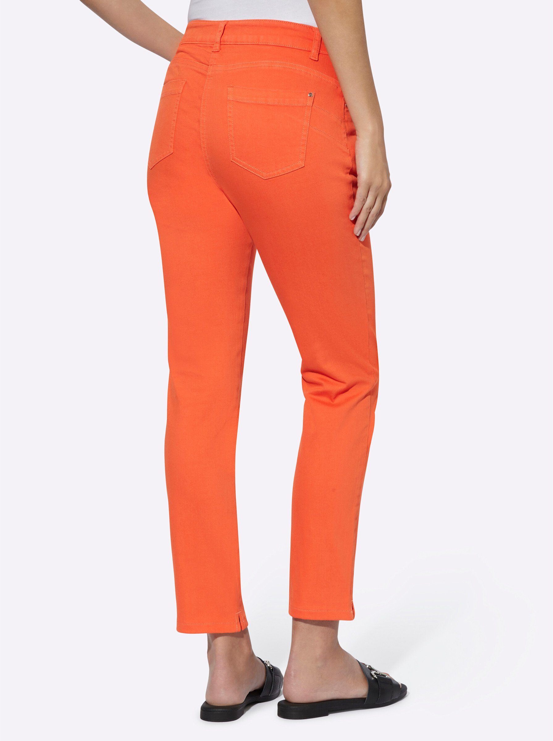 Bequeme heine Jeans orange