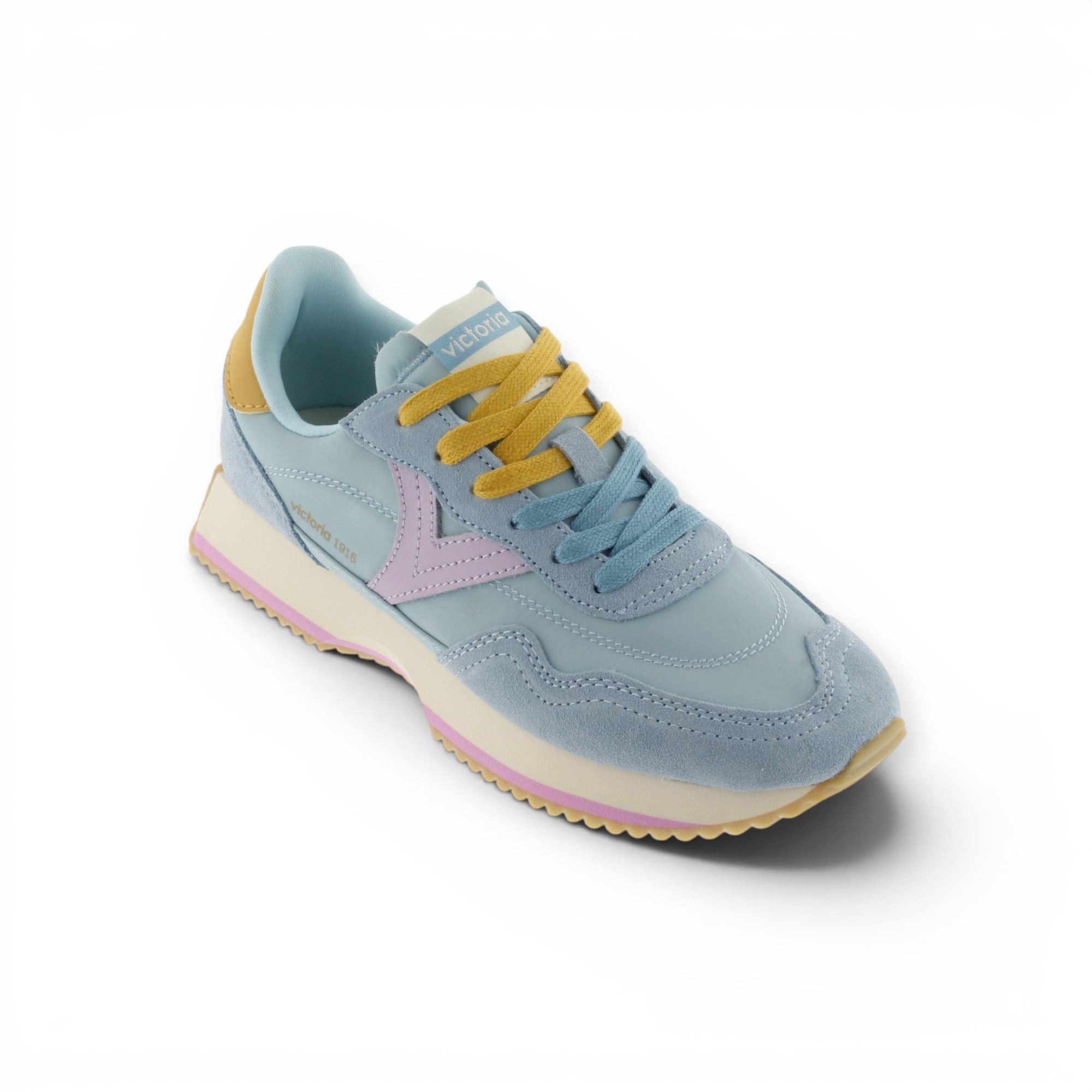Victoria Cosmos Multicolor (Nylon/Veloursleder) - blau Damen Sneaker
