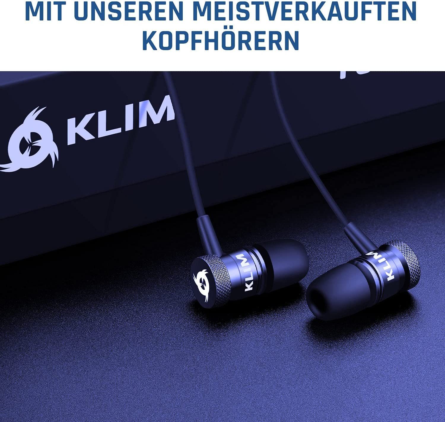 Hörerlebnis) CD-Spieler Discman, Weiß Tragbarer Stereo-CD KLIM für Kopfhörer Player inklusive (hochwertiger unverwechselbares