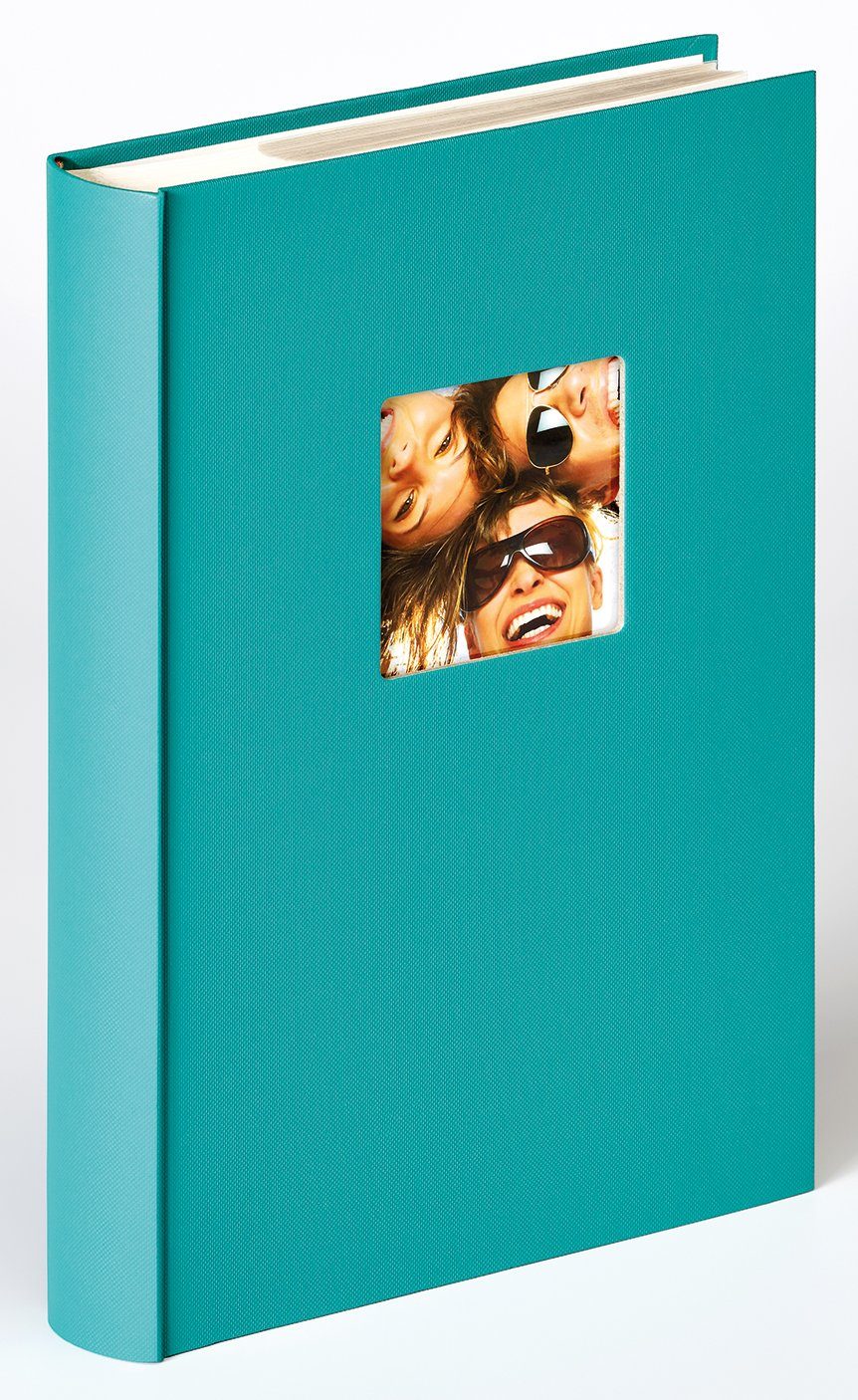 Blau Fun Fotos Design 300 Memo-Einsteckalbum Einsteck-Fotoalbum Walther