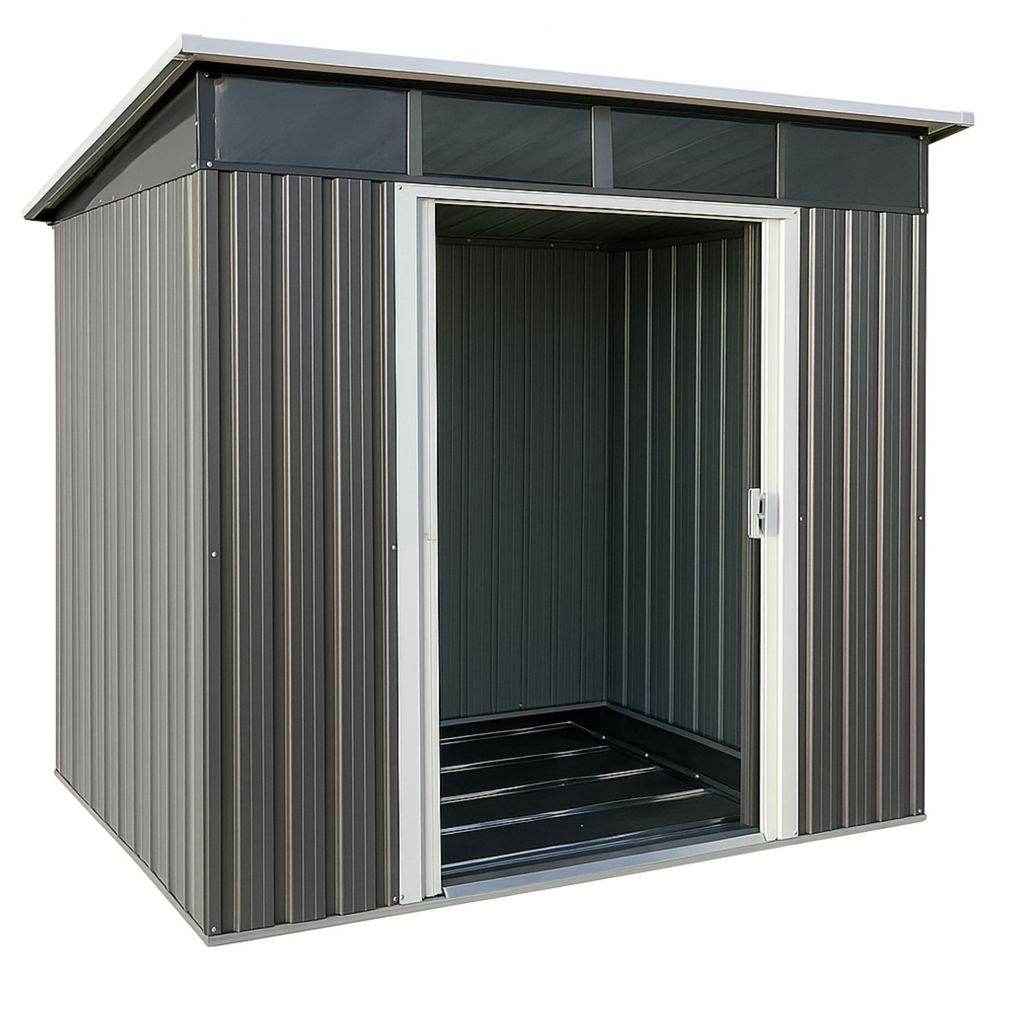 osoltus Gerätehaus osoltus Metall Gerätehaus Pultdach Geräteschuppen 238cm günstig online kaufen