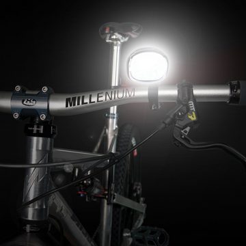 Aplic Fahrradbeleuchtung, LED Fahrradlampen-Set mit Front & Rücklicht StVZO zugelassen, 30 Lux