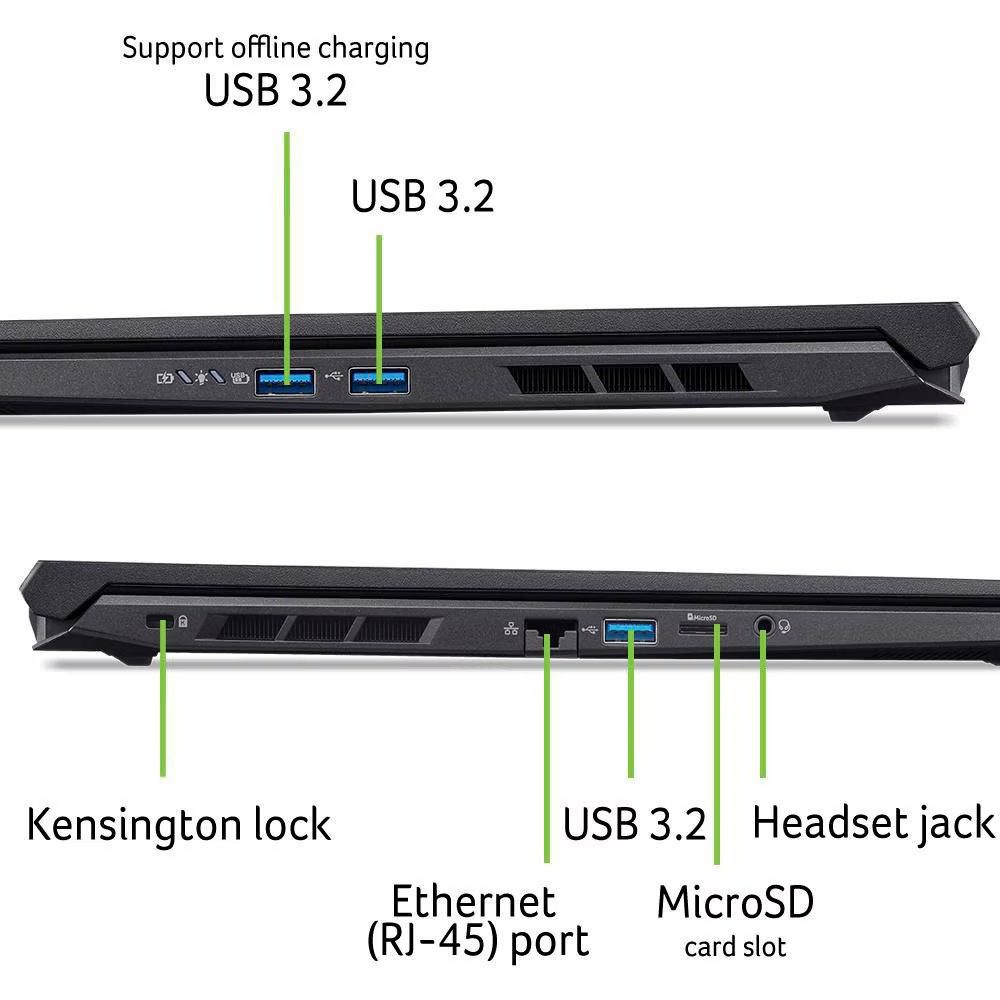 Acer Nitro V16 AI Gaming Laptop Ryzen 7 5,1 GHz GeForce RTX 5070 Windows 11 Gaming-Notebook (40,64 cm/16 Zoll, AMD Ryzen 7 260, GeFore RTX 5070, 16 GB, 1024 GB SSD, 180 Hz Display, Wi-Fi 6E, HDMI 2.1, Raytracing, NVIDIA)
