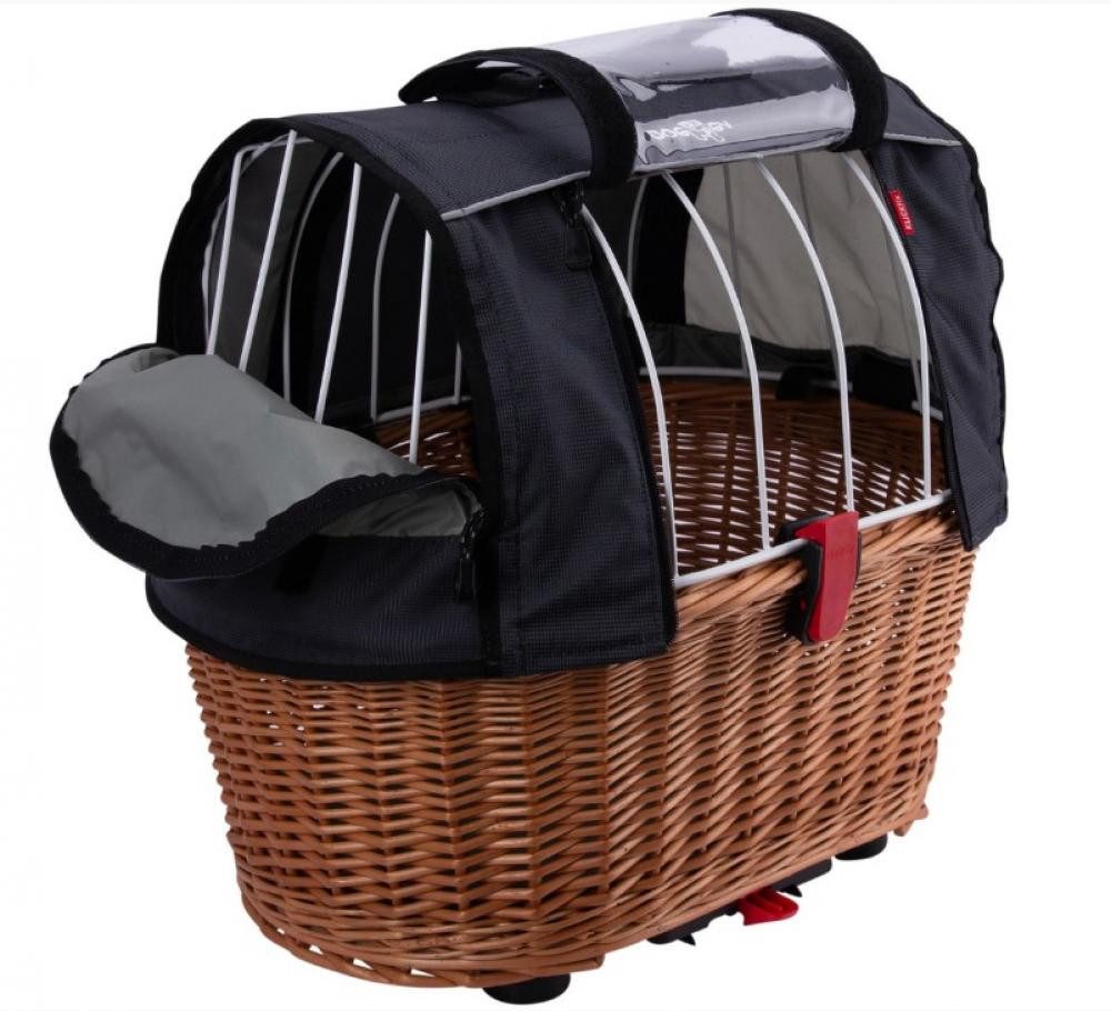 KlickFix Tierfahrradkorb KLICKFIX Tierkorb Doggy Plus für Racktime