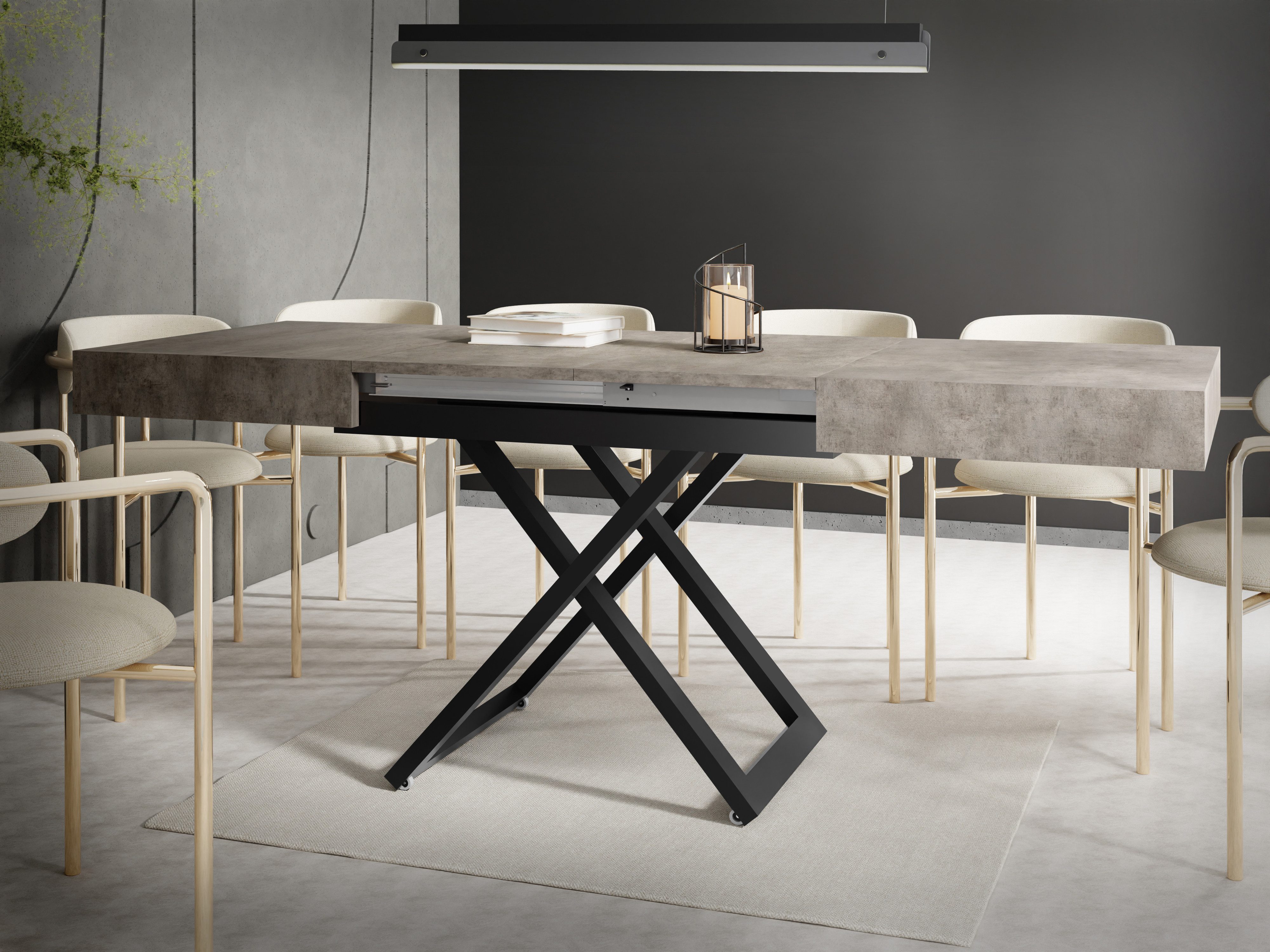 WFL GROUP Couchtisch Cavetta U (erhältlich günstig online kaufen