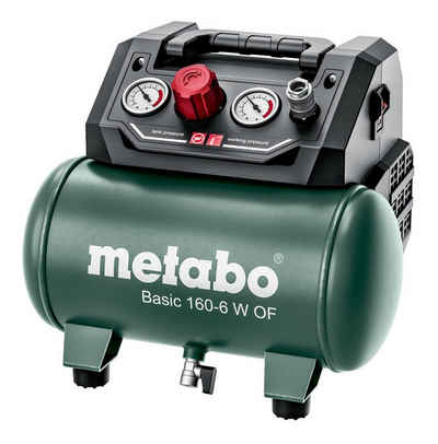 metabo Kompressor Basic 160-6 W OF, 900 W, 6 l, Kompressor Basic Universal-Schnellkupplung