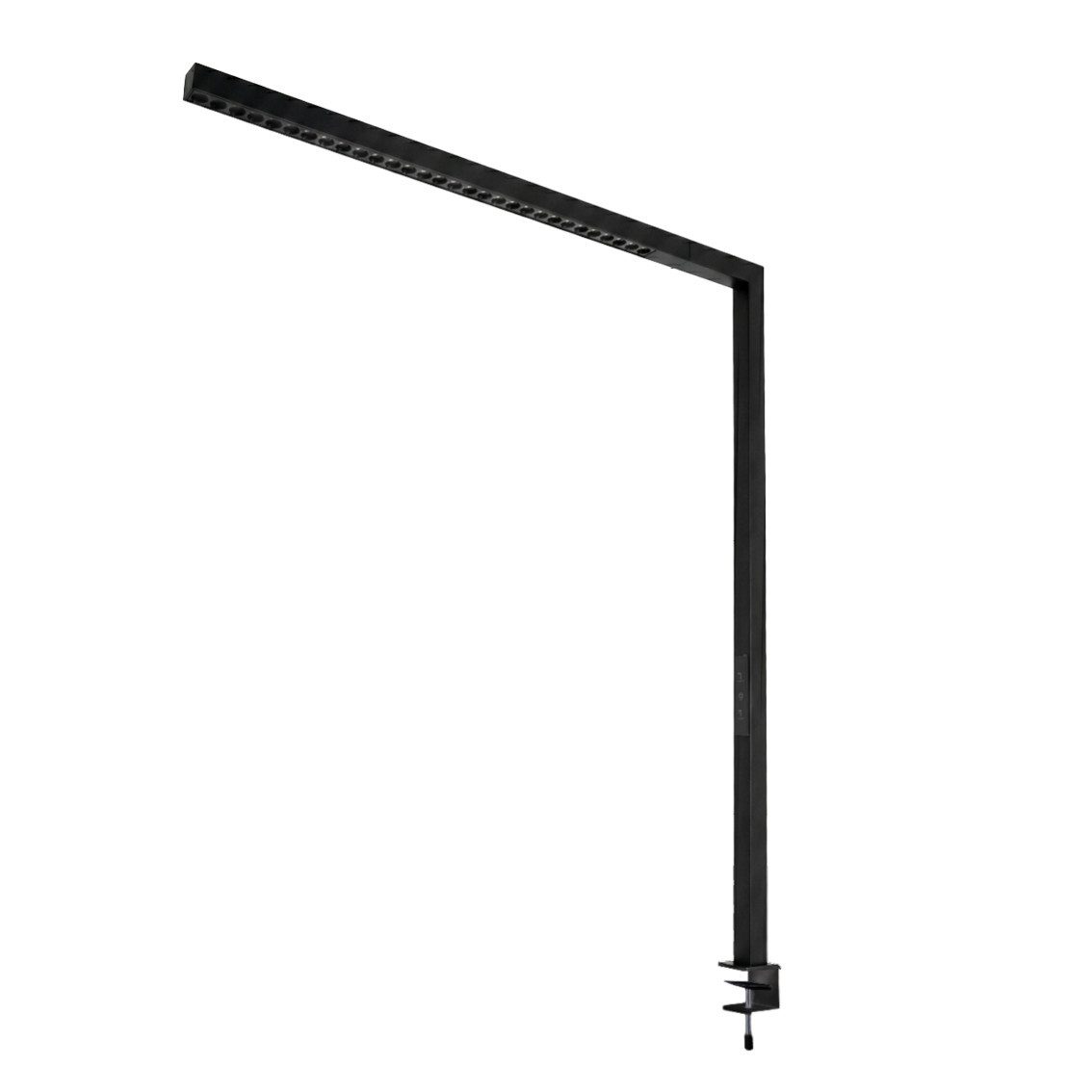 LUXULA LED Klemmtischleuchte Büro-Klemmleuchte, LED fest integriert, 4000K Neutralweiß, 45W Arbeitsplatzleuchte Weiß Up and Down Dimmbar Touchsteuerung