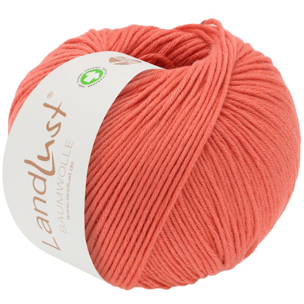 LANA GROSSA LANDLUST BAUMWOLLE GOTS Häkelwolle, 115 m (zertifiziertes Bio-Baumwollgarn), 50 g