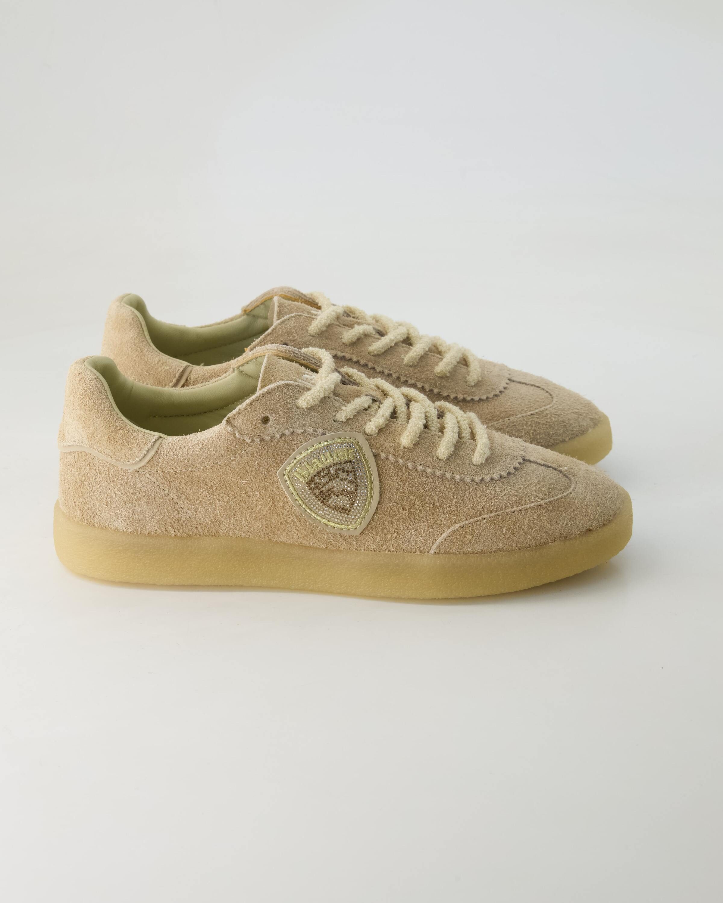 Blauer S6Aurora01 Sneaker Obermaterial: Leder und Sonstiges Material
